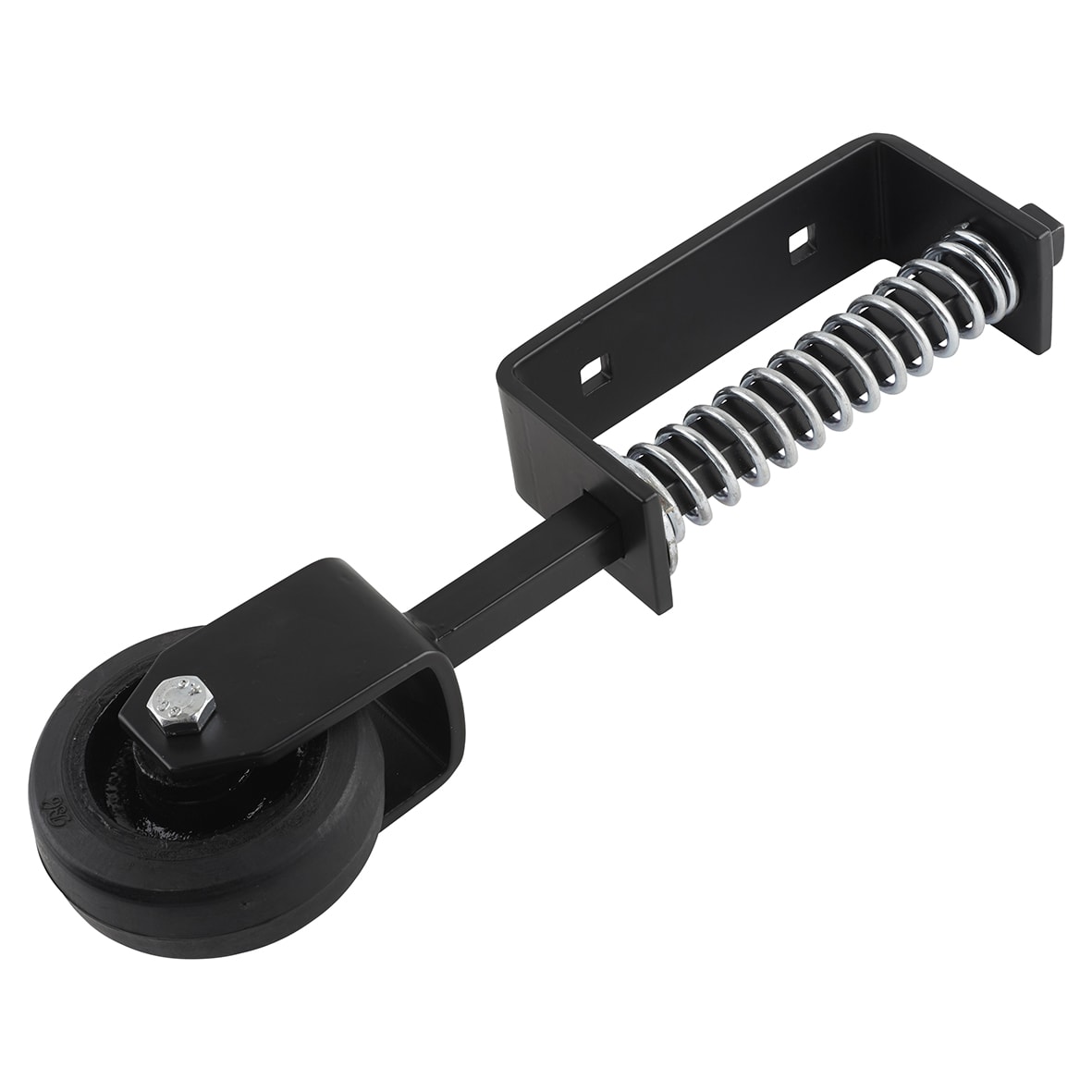 Heavy Duty Spring Loaded Gate Wheel - 368mm Height - Epoxy Black - view 5