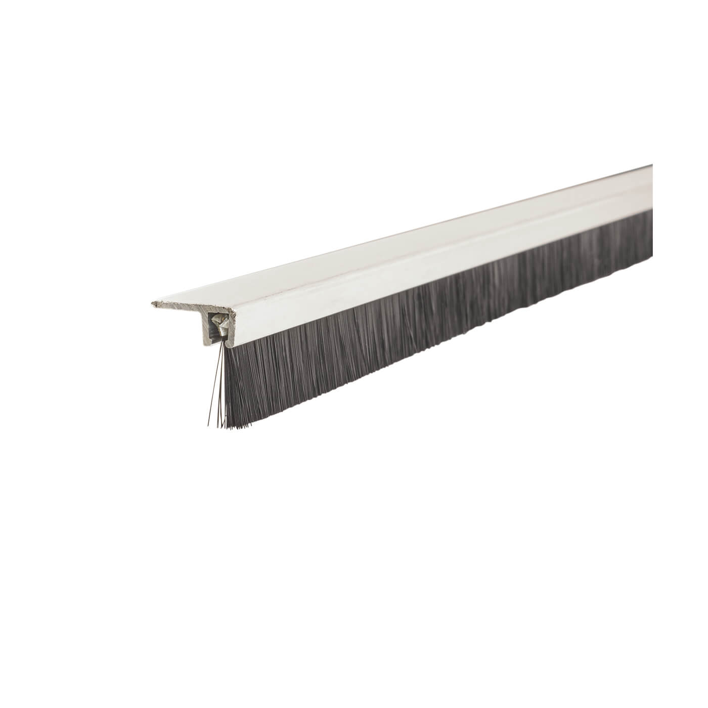 Brush Strip F3 - 3000mm Length - Brush Size 14mm - Inward/Outward Opening Doors - Aluminium - view 2
