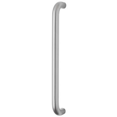 Satin Stainless Steel 19mm D-Bar Door Pull Handle - Bolt Fix - 300mm Centres - view 2