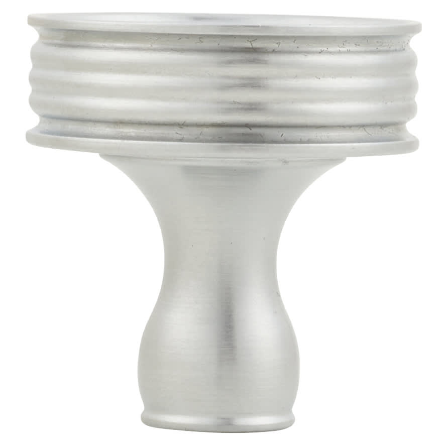 Marcus Venetian Round Cabinet Knob - 32mm Diameter - Satin Chrome - view 2