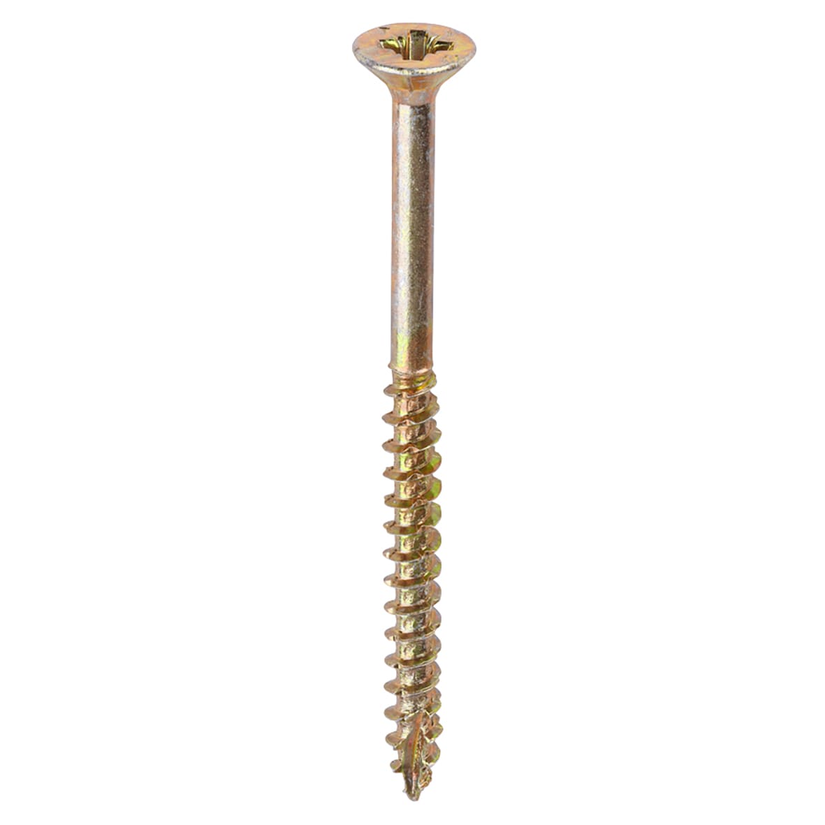 Velocity Pozi Countersunk Wood Screws - 3.5 x 50mm - Yellow Zinc - Pack of 200 - view 2