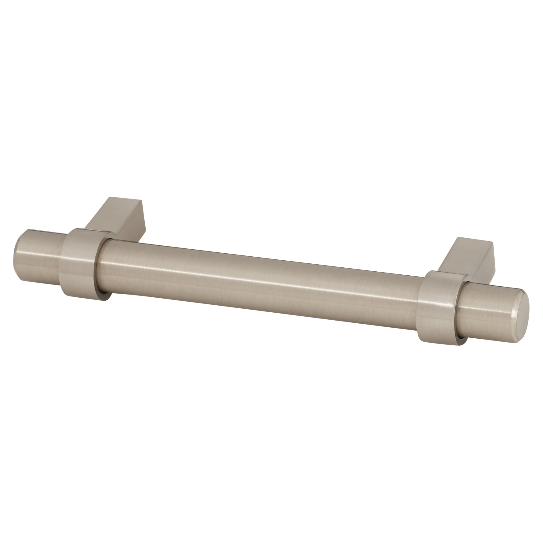 14mm Collared T-Bar Cabinet Pull Handle - 160mm Centres - Satin Stainless Steel - view 2