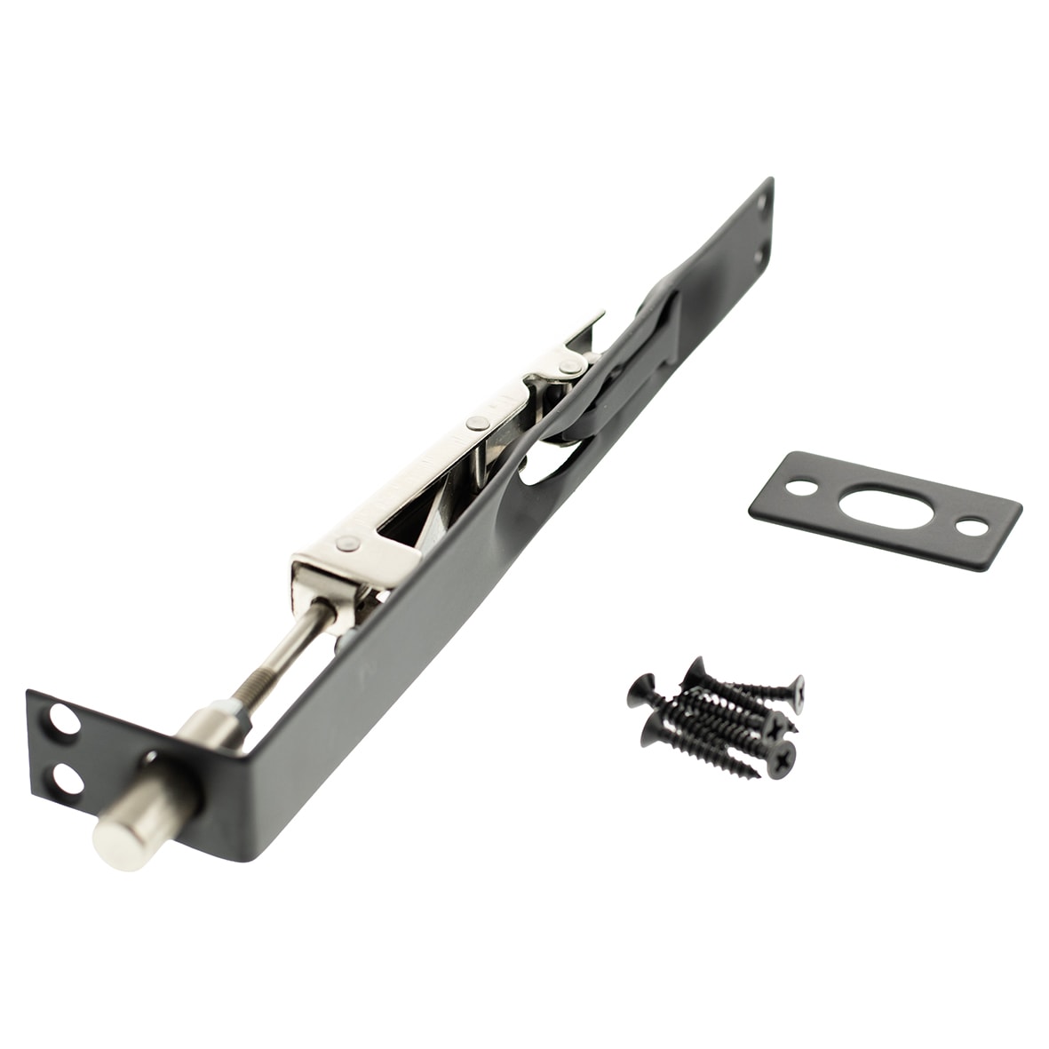 Polished Chrome Euro Lock Door Handles on Rose Pack - Eloise Range - view 5