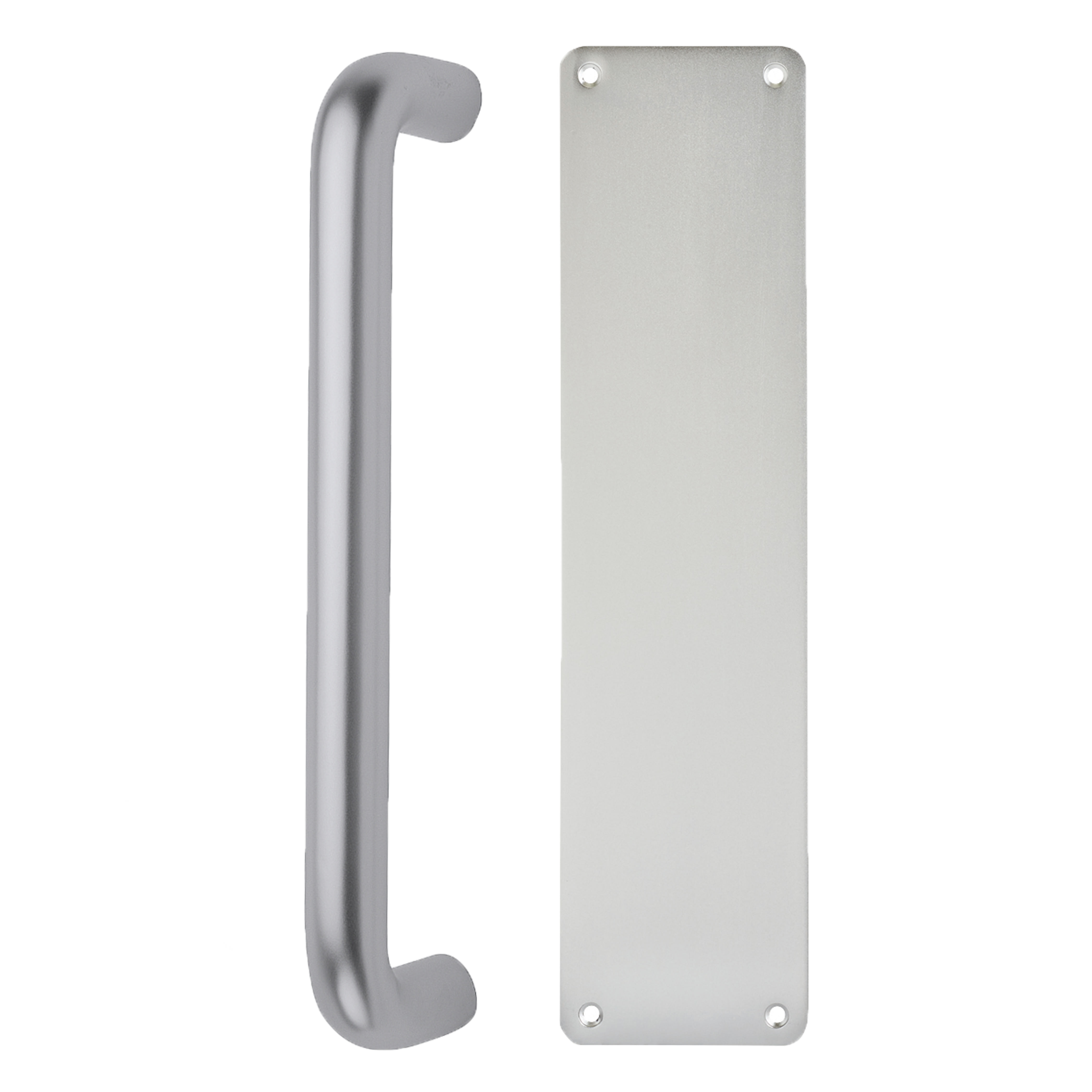 Heavy Duty Pull Door Handle Fire Door Kit & Dorgard Holder - Power Size 2-5 - Push/Pull -Aluminium - view 4