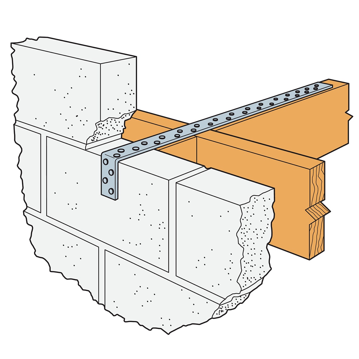 Heavy Duty Restraint Strap - 600 x 28 x 4.2mm - 100mm Bend - view 3