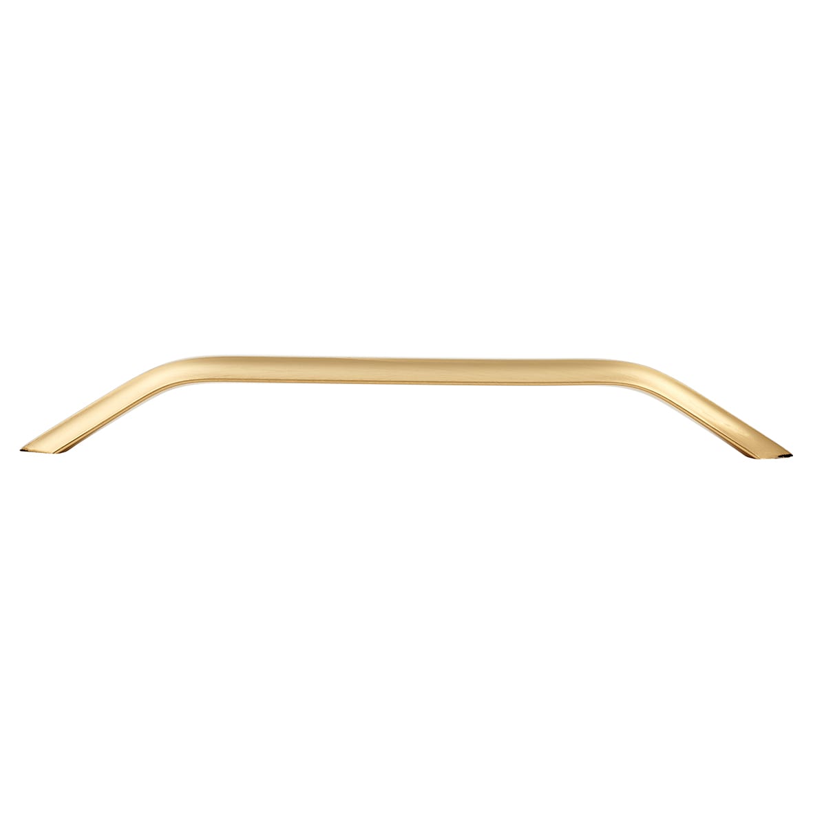 Virgo Bow Cabinet Pull Handle - 192mm Centres - Satin Brass - view 2