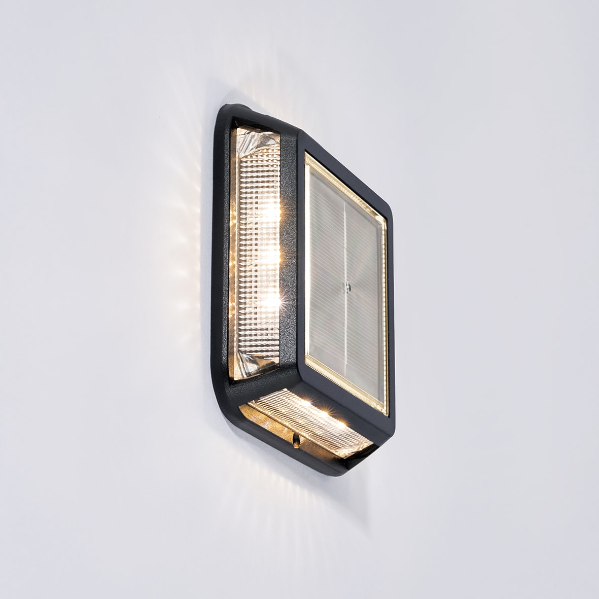 Forum Zink Tanfield 1W LED Solar Ground Garden Light with Photocell - IP65 - 4000K - Black - view 6
