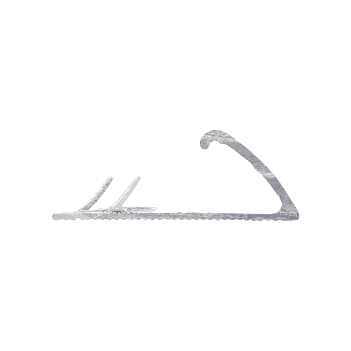 Single Edge Door Bar Trim - 900mm Length - Satin Anodised Aluminium - view 4