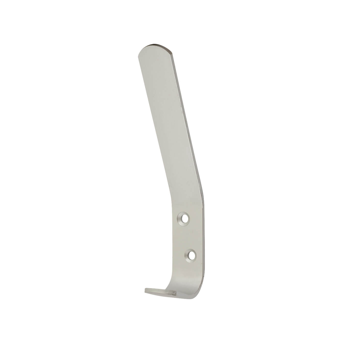 Single Hat & Coat Hook - 129 x 20mm - Aluminium - Pack of 10 - view 2