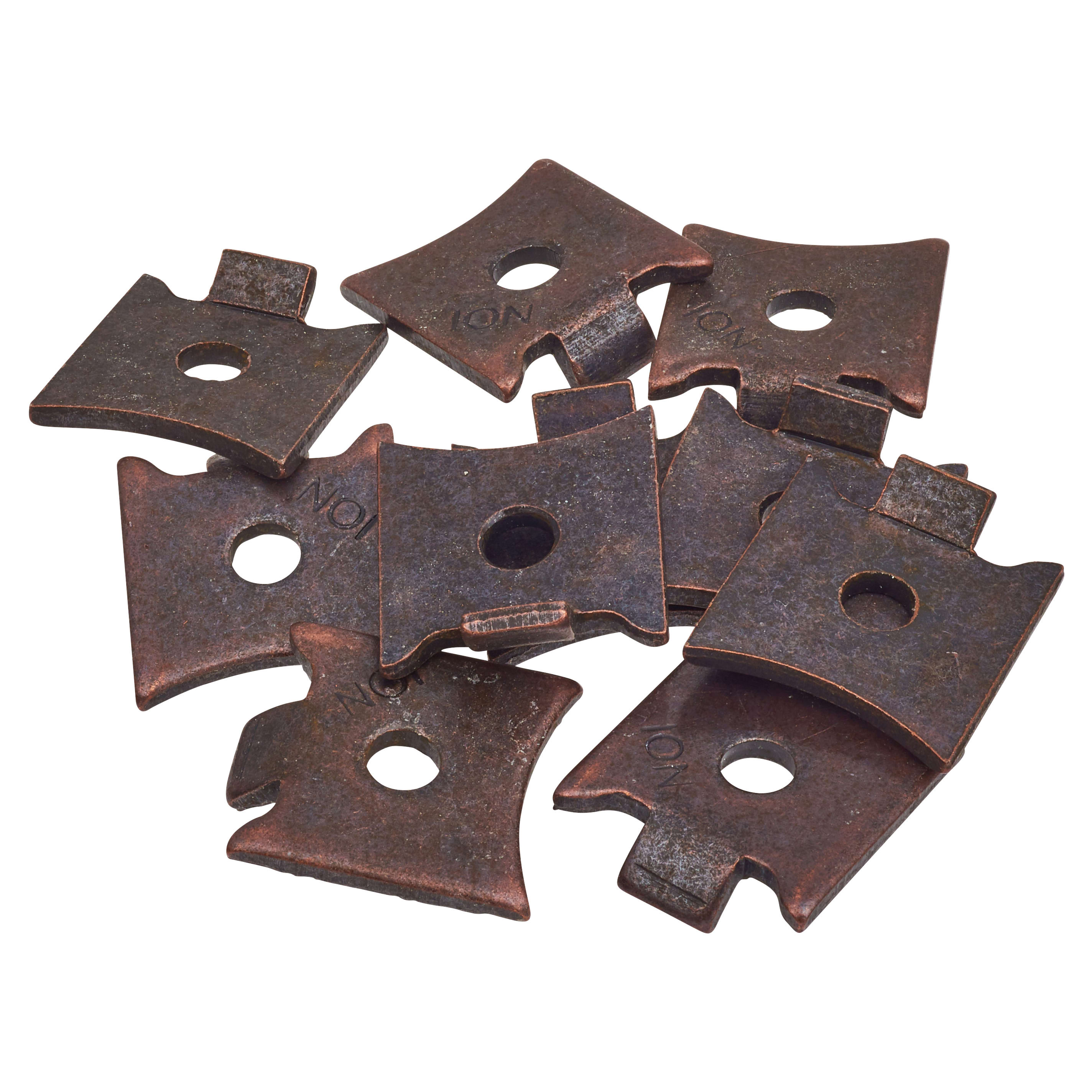 Standard Raised Bookcase Clip - Bronze Plated - Pack of 10 - view 3