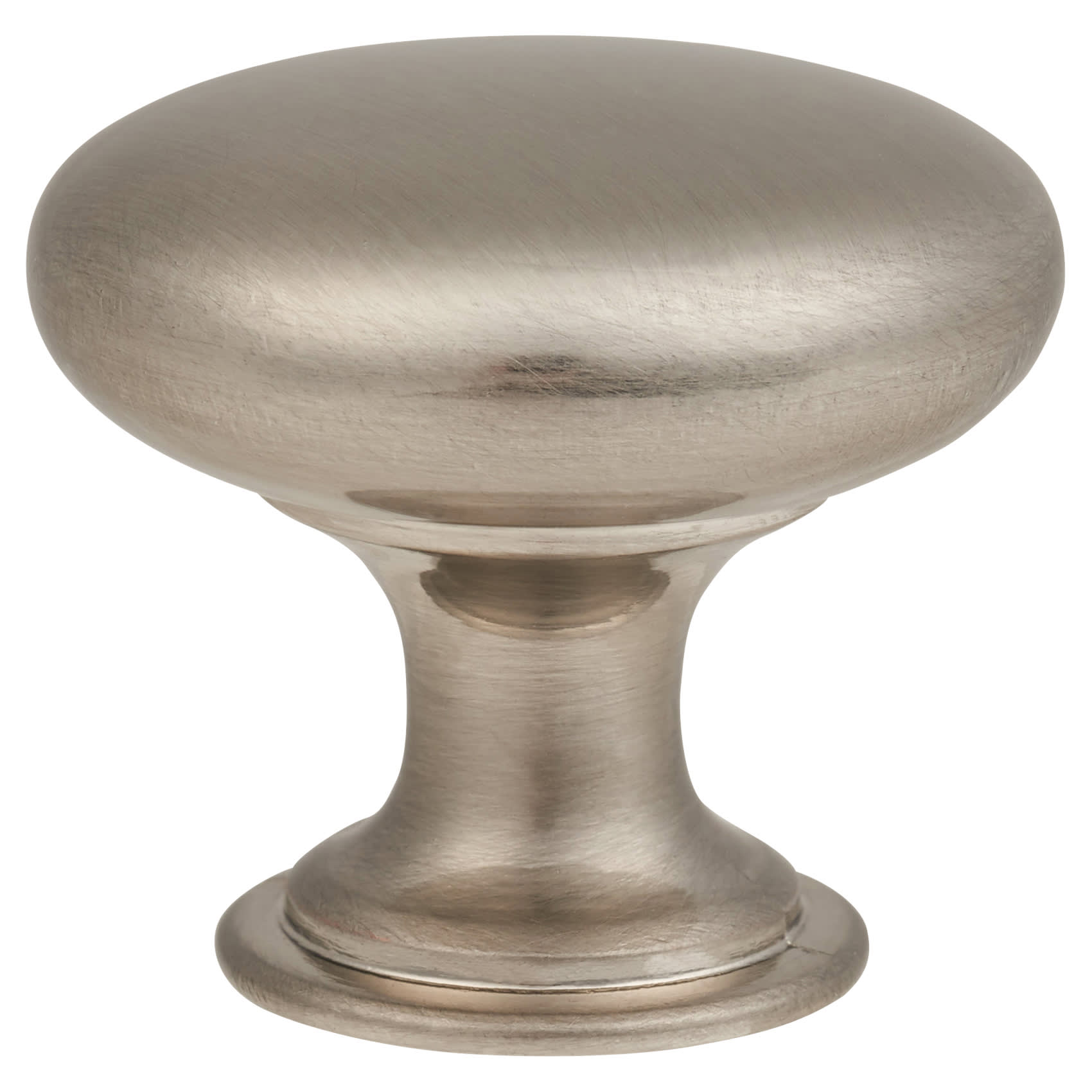 Domed Round Cabinet Knob - 25mm Diameter - Satin Nickel - view 3