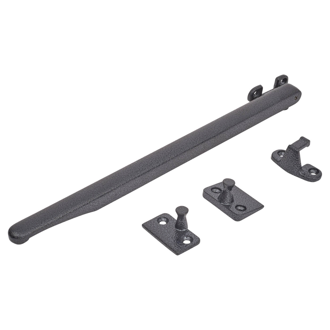 Craftsman Non Locking Bar Casement Window Stay - 11"/280mm Length - Black - view 2