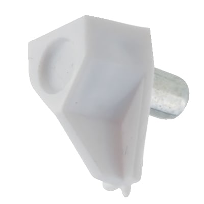 Shelf Support - 5mm Pin - White - Pack of 50 - view 2