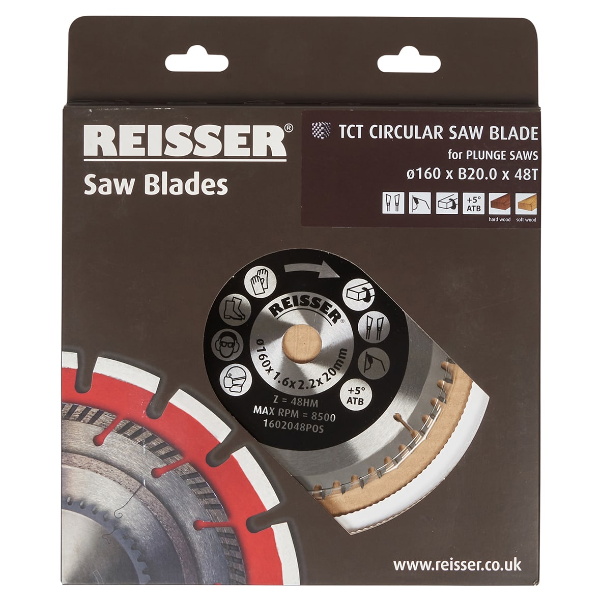 TCT Circular Saw Blade - 160 x 20mm - 48T - Wood - view 2