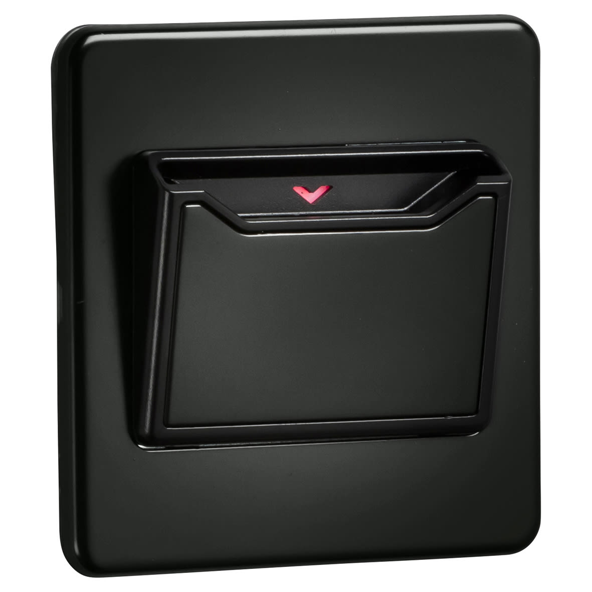 32A 1 Gang Screwless Flat Plate Key Card Switch - Anthracite - view 2