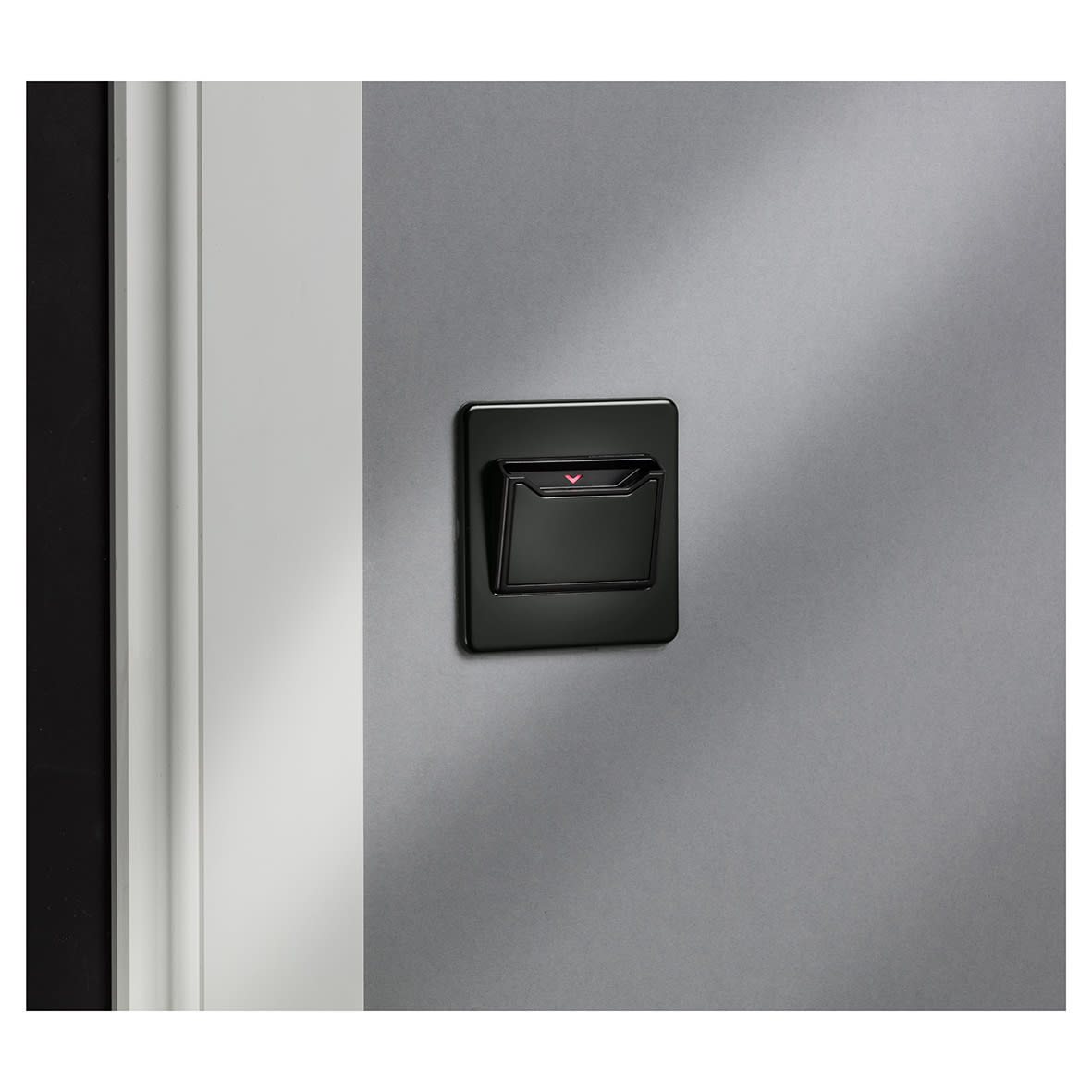 32A 1 Gang Screwless Flat Plate Key Card Switch - Anthracite - view 3