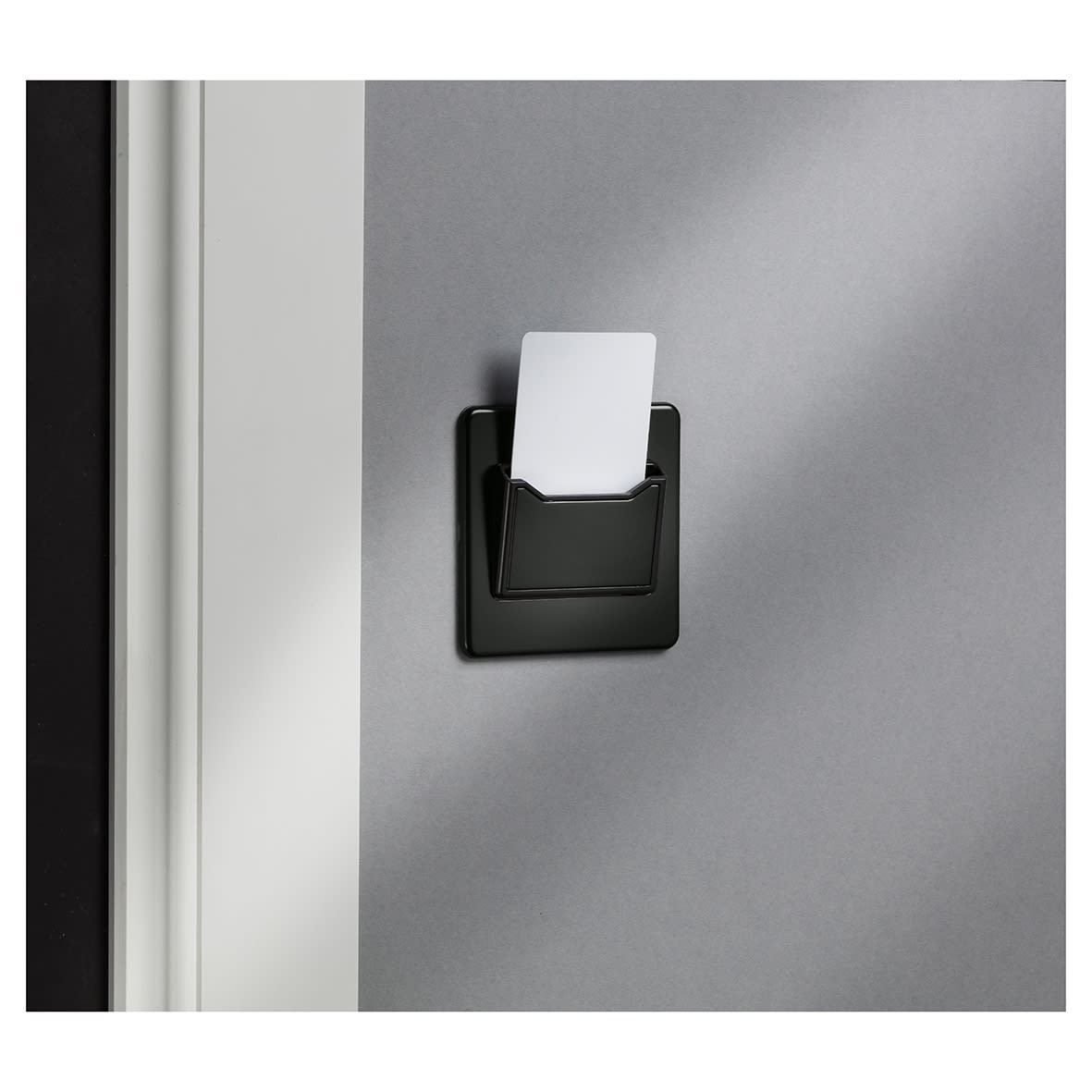 32A 1 Gang Screwless Flat Plate Key Card Switch - Anthracite - view 4