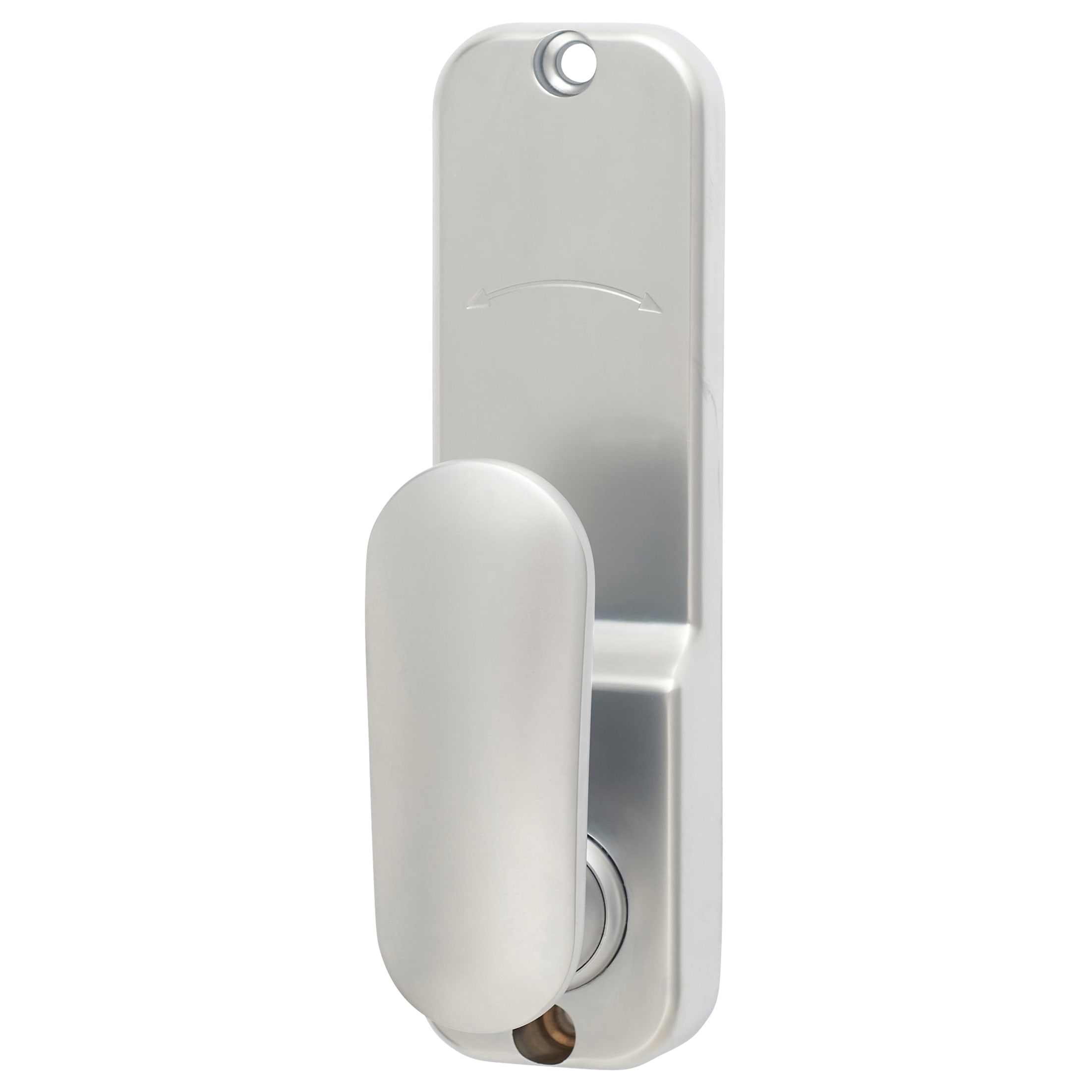 Fire Rated Mechanical Code Lock - Holdback Option - Satin Chrome - view 5
