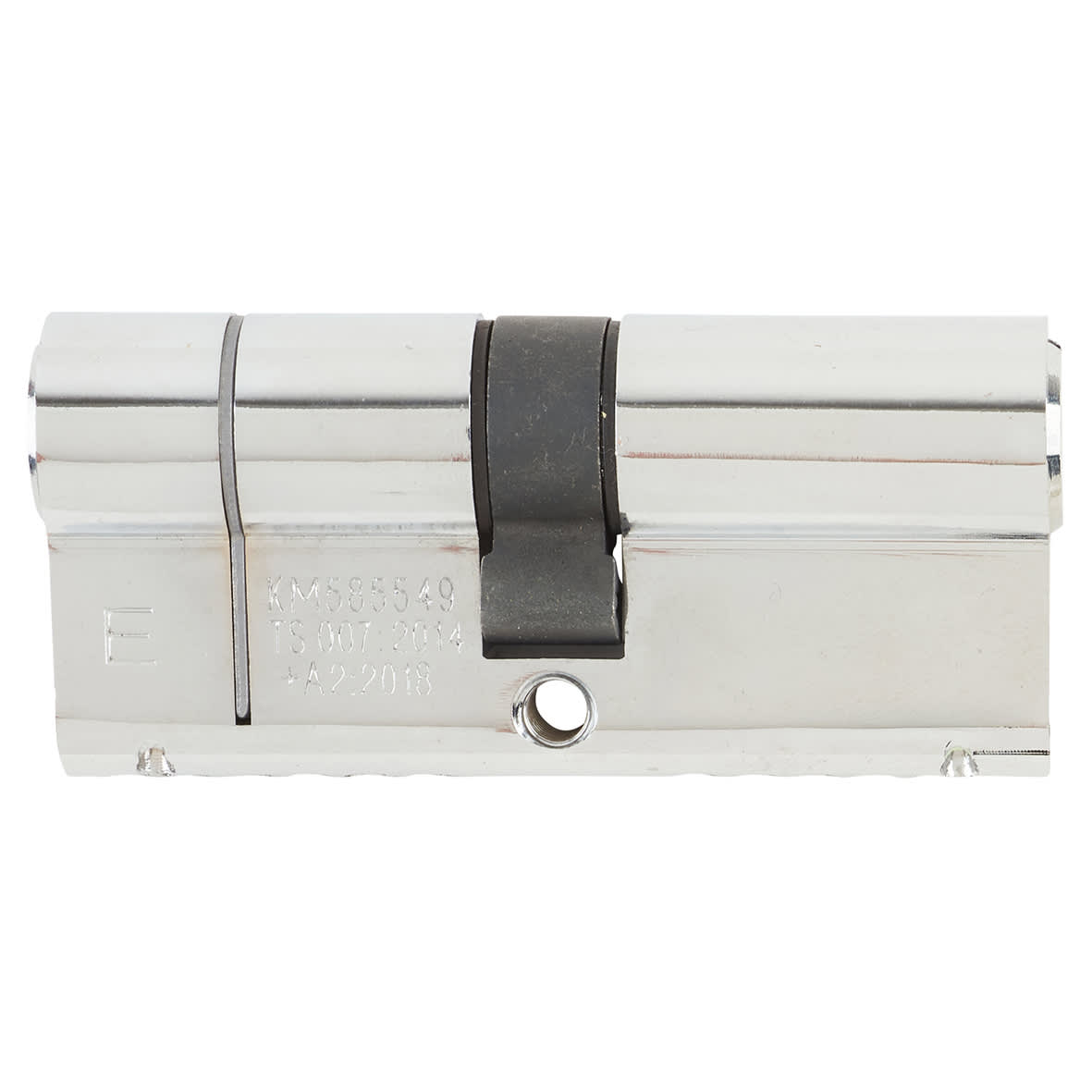 1 Star 6 Pin 70mm Euro Double Cylinder - 35 + 35mm - Polished Chrome - Keyed to Differ - view 2