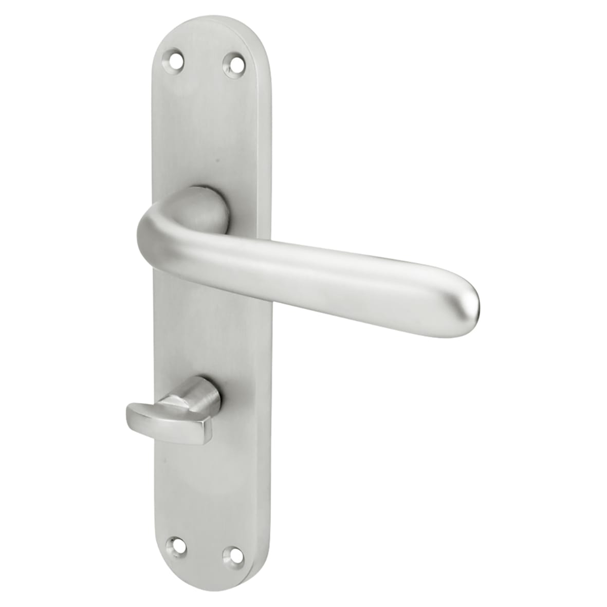 Antique Brass Fire Rated DIN Bathroom Door Handles - Piccadilly - Inner 1 - 200 x 55mm - view 2