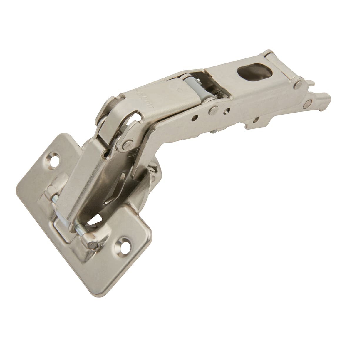 Slide On MODUL Cabinet Hinge Pack - 170° - Sprung - Overlay - Zinc Plated - Pair - view 5