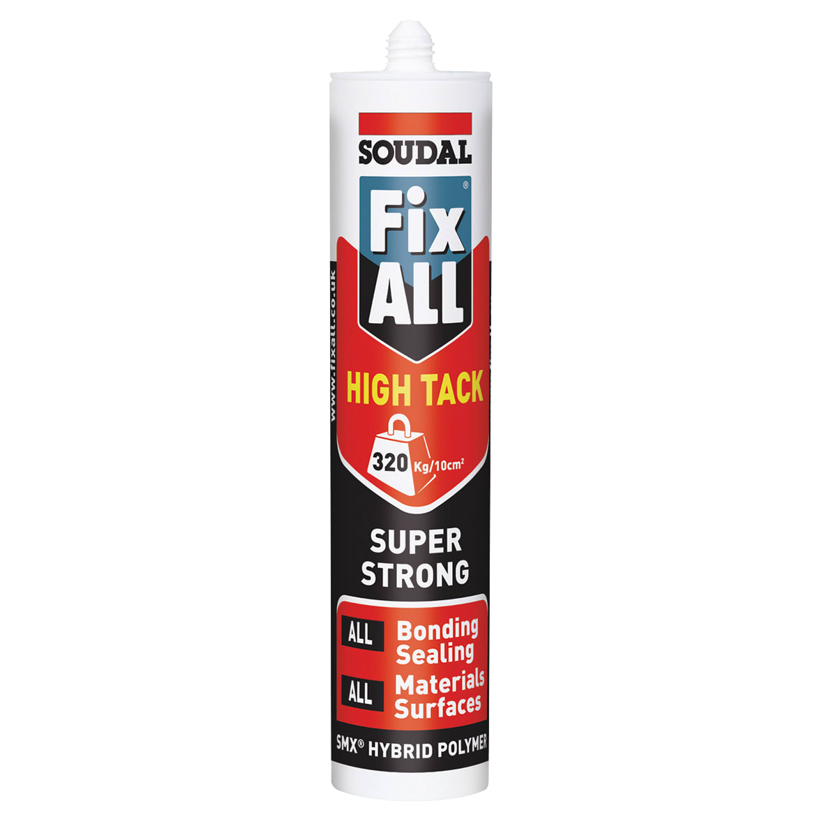 Fix All High Tack Sealant & Adhesive - 290ml - White - Promotional Pack of 3 - view 2