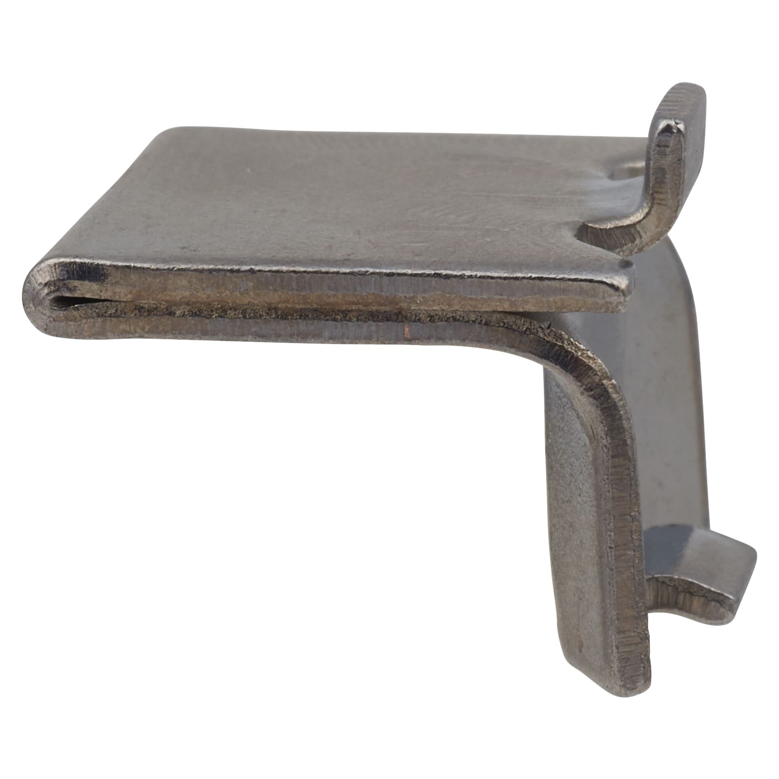 Heavy Duty Raised Bookcase Clip - Satin Chrome Plated - Pack of 10 - view 3