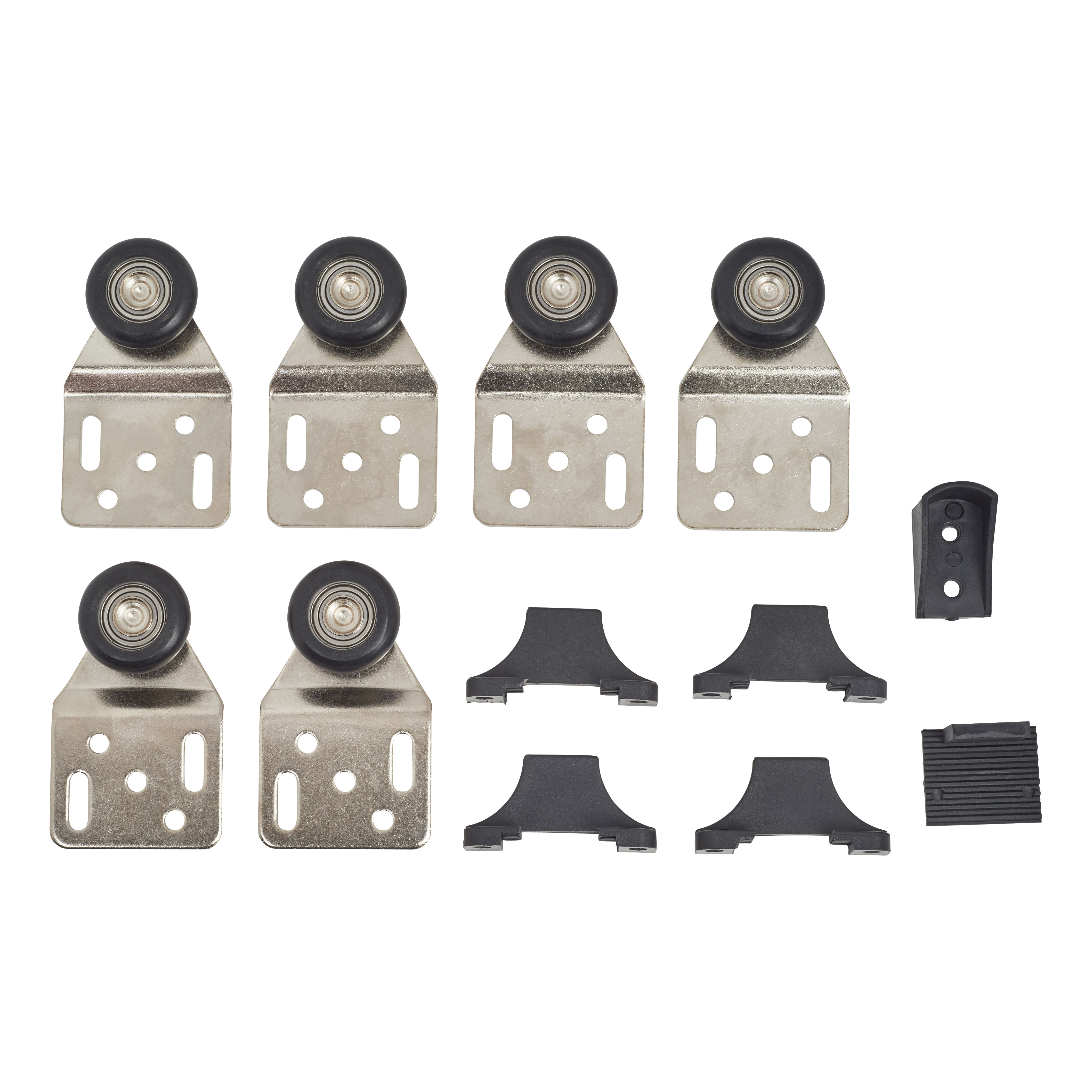 Double Wardrobe Top Sliding Door Fitting Pack - 30kg Max Door Weight - view 3