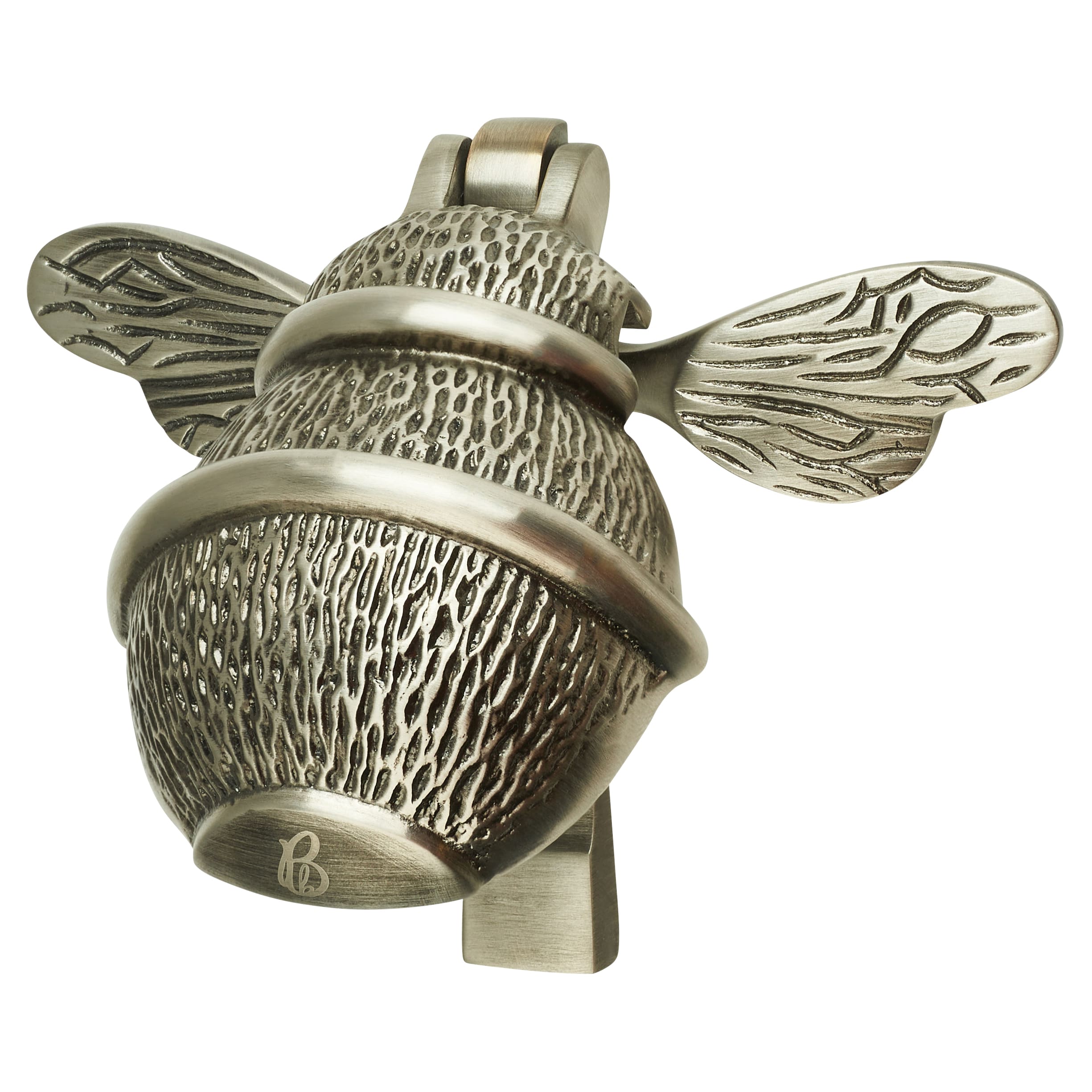 Bumble Bee Door Knocker - Pewter - 101 x 127mm - view 2