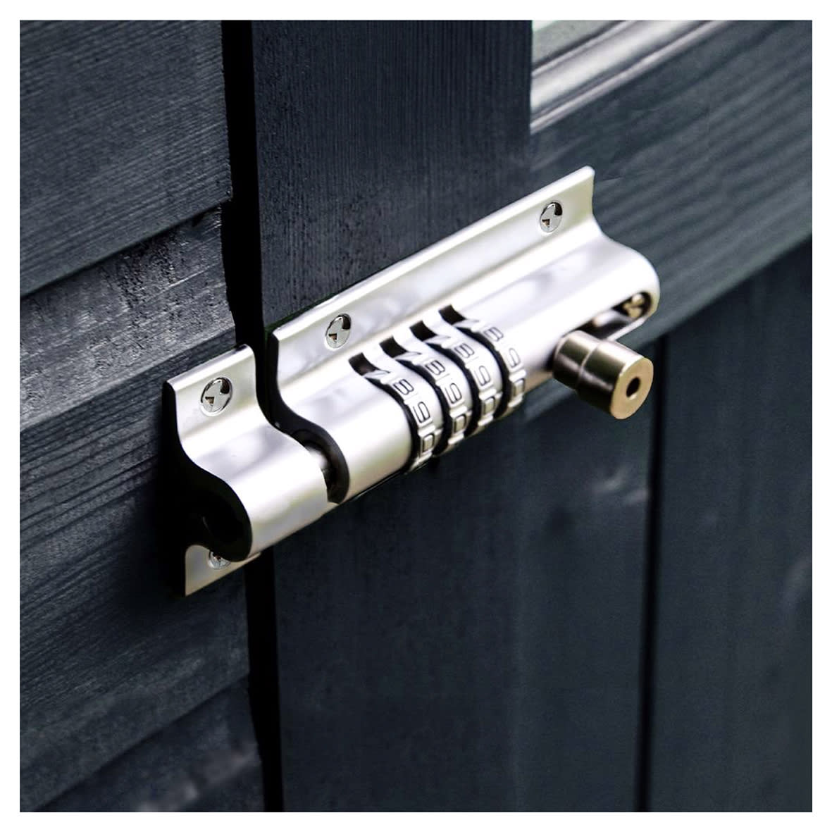 Combination Bolt - 125mm Length - Satin Chrome - view 7