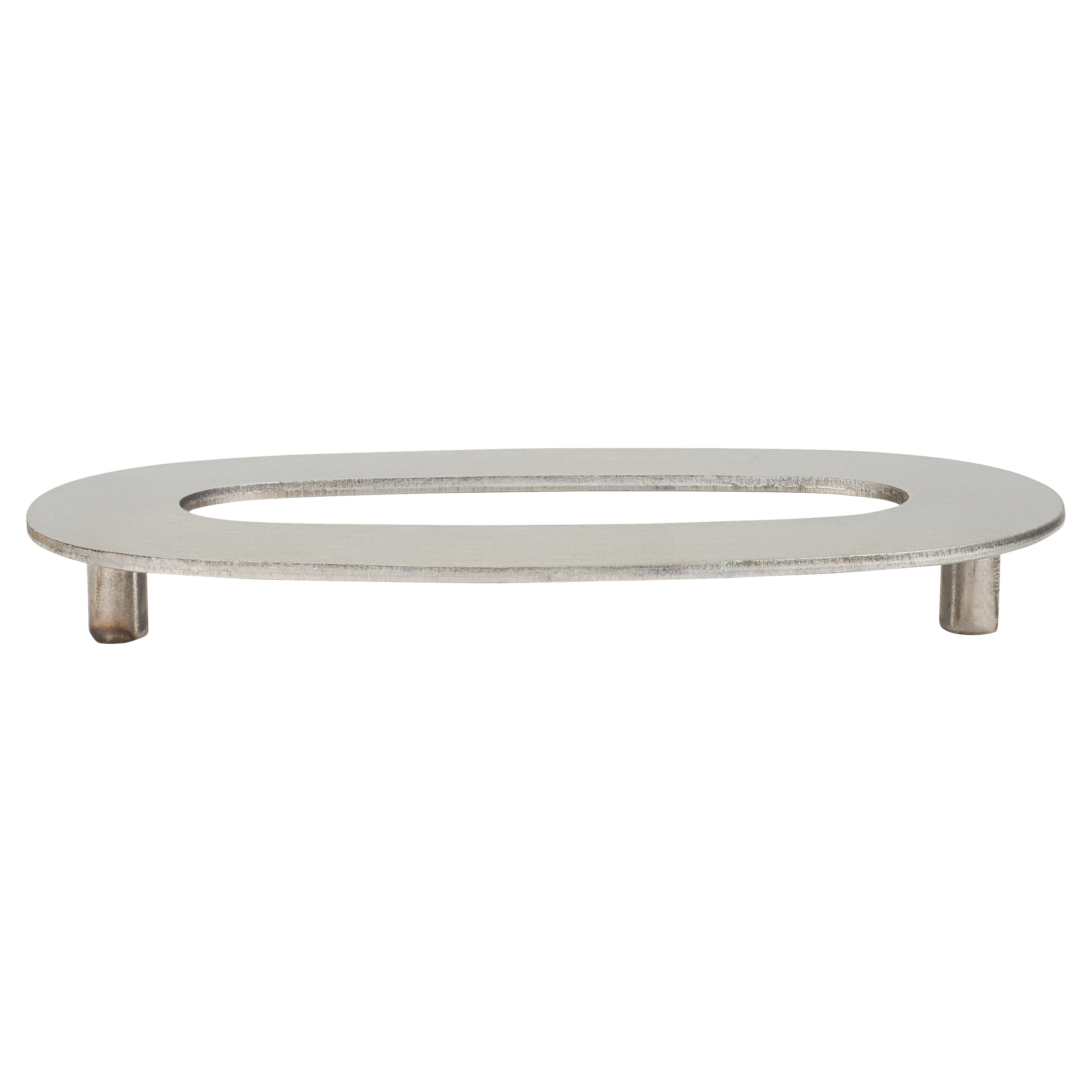 100mm Concealed Screw Fix Door Numeral - 0 - Satin Stainless Steel - view 3