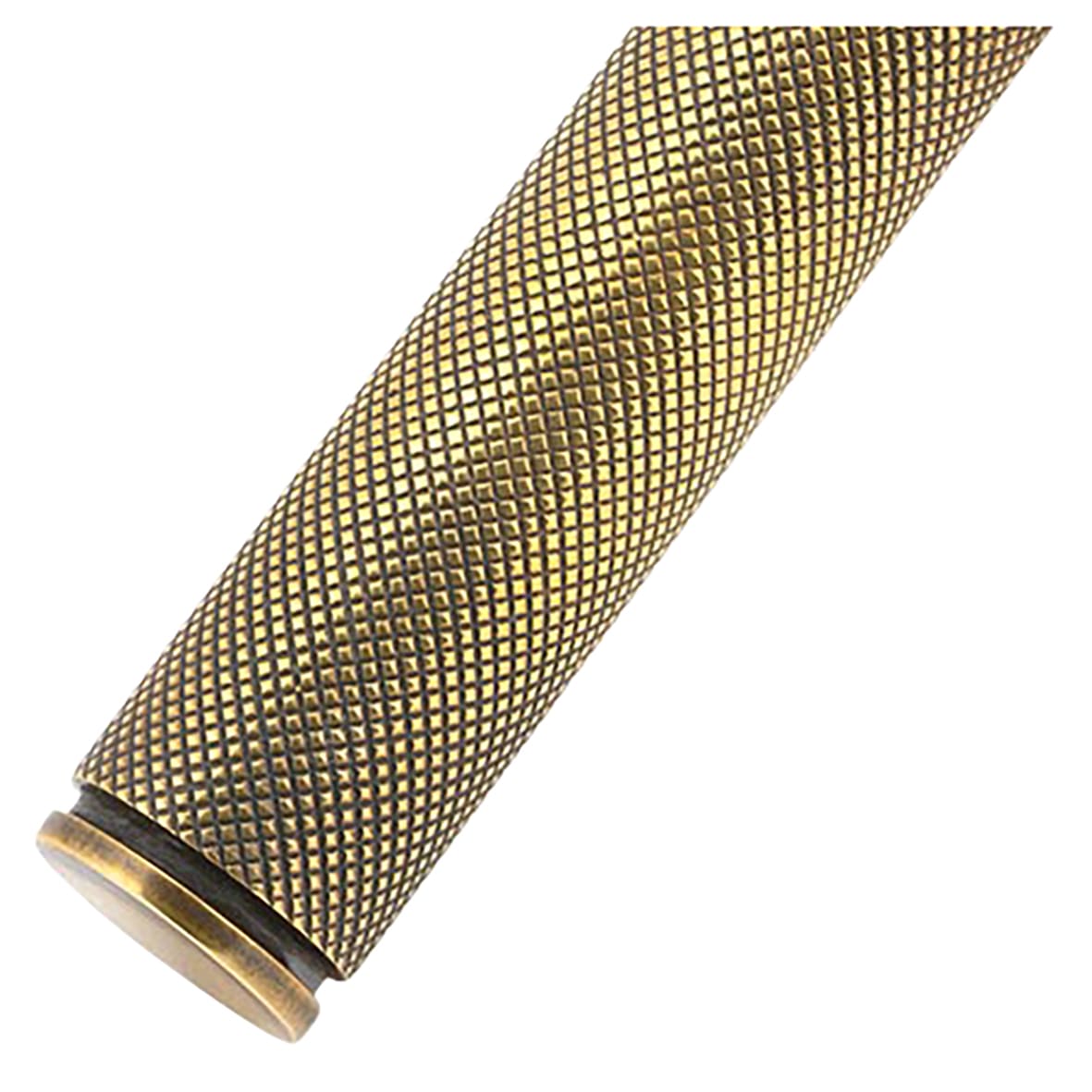 Aged Brass uPVC Slimline Knurled Multipoint Door Handles - 92mm c/c - Brompton Range - view 3