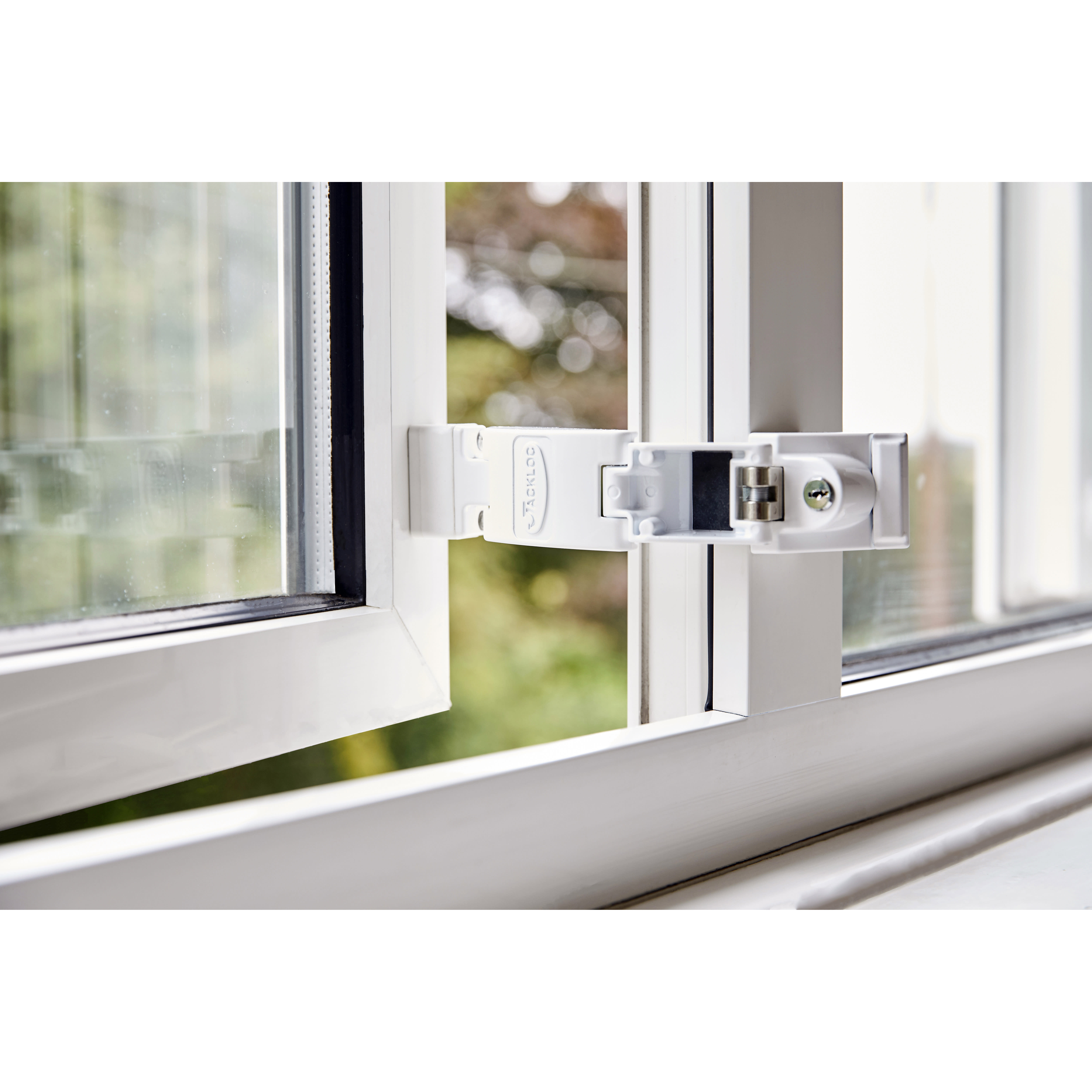 Titan Key-Locking Folding Window Restrictor - Brown - view 5