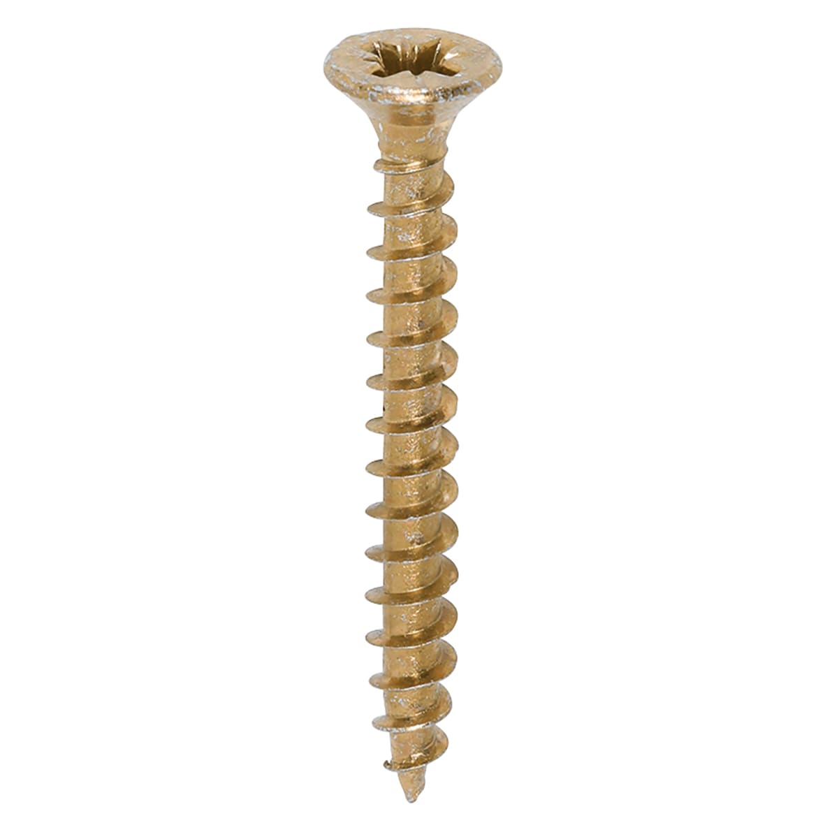 Solo Chippy Pozi Countersunk Wood Screws - 4.5 x 40mm - Yellow Zinc - Pack of 200 - view 3