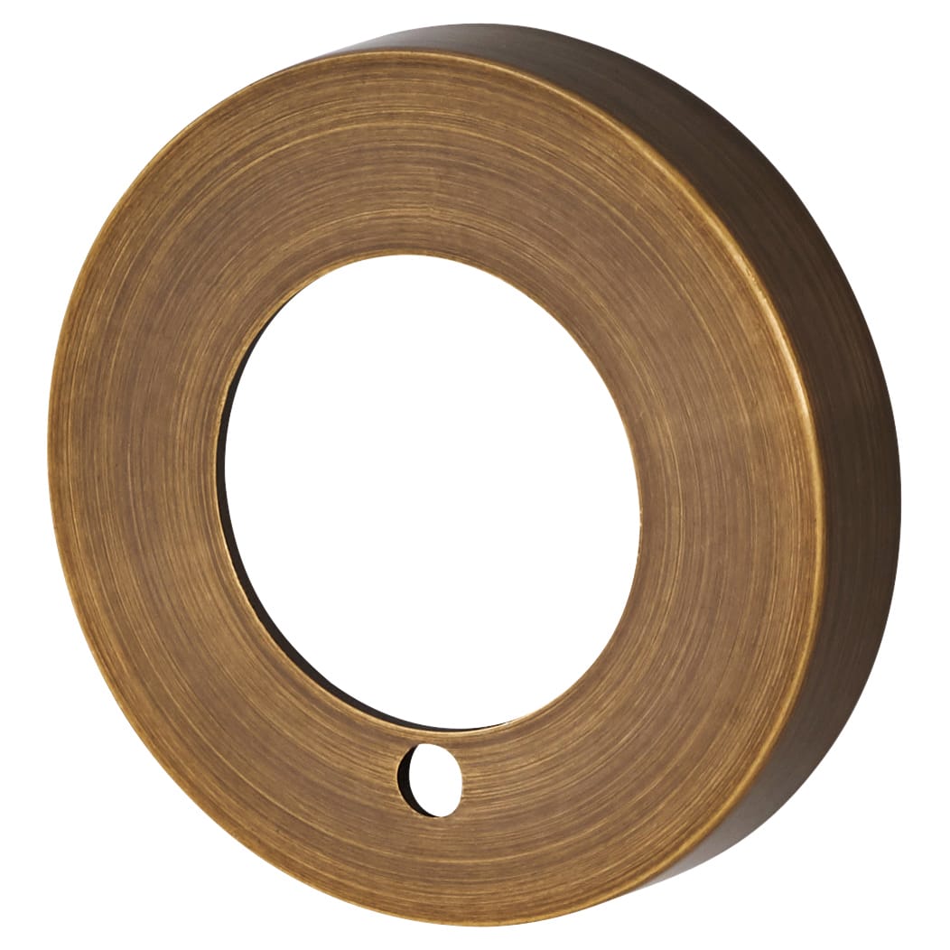 Privacy Rose Cover - 52mm Diameter - Antique Brass - view 3