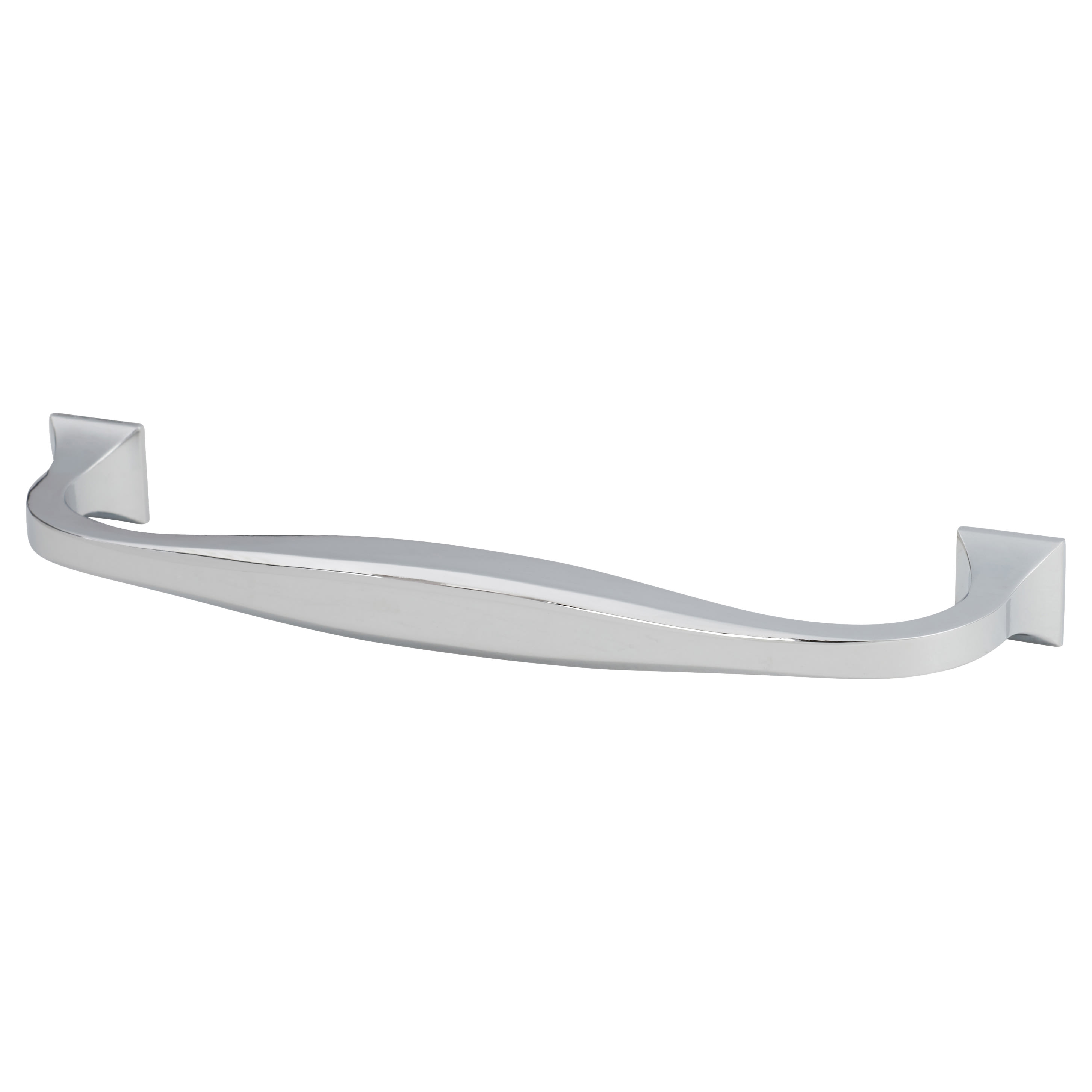 Crofts & Assinder Corbusier 14mm D-Bar Cabinet Pull Handle - 128mm Centres - Polished Chrome - view 2