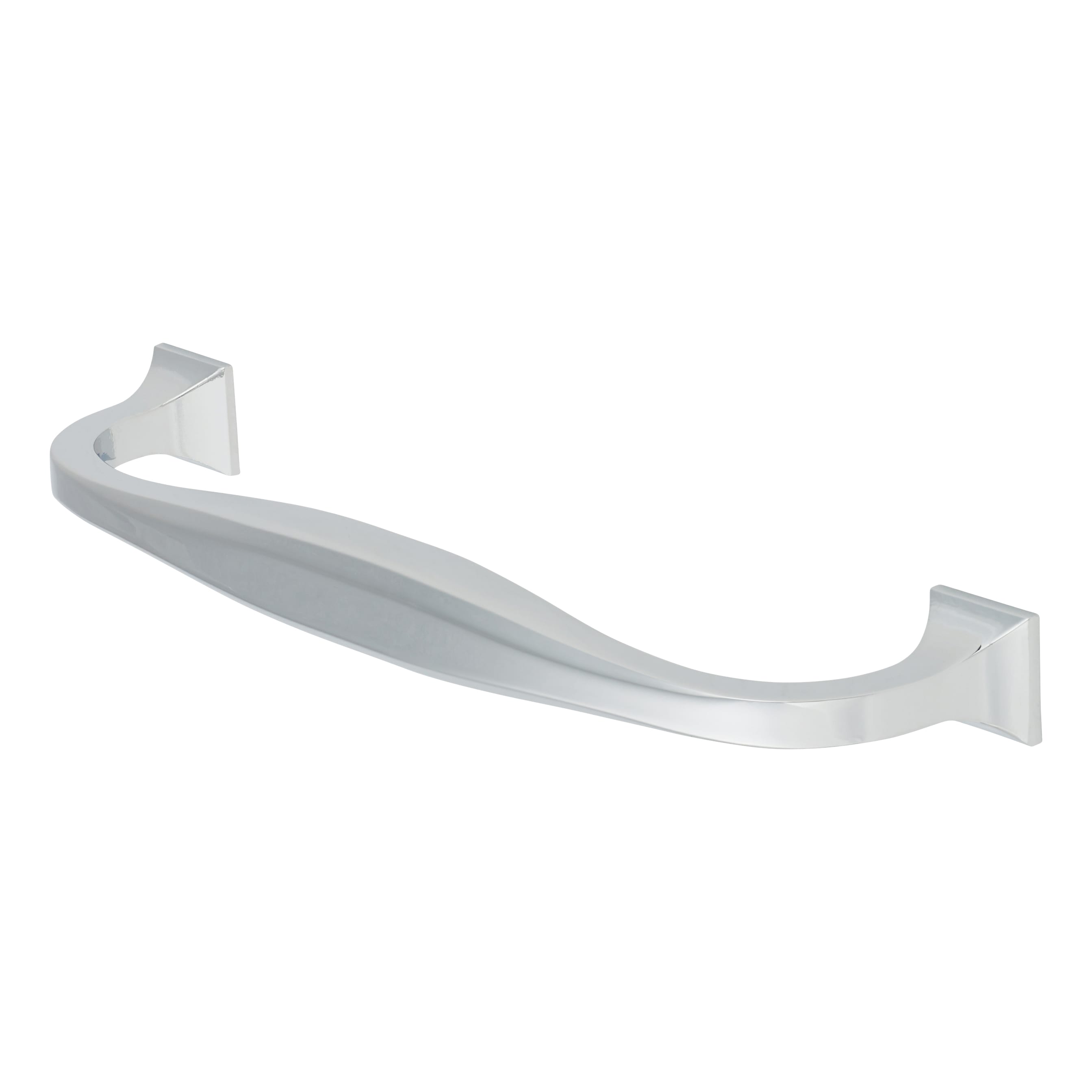 Crofts & Assinder Corbusier 14mm D-Bar Cabinet Pull Handle - 128mm Centres - Polished Chrome - view 4