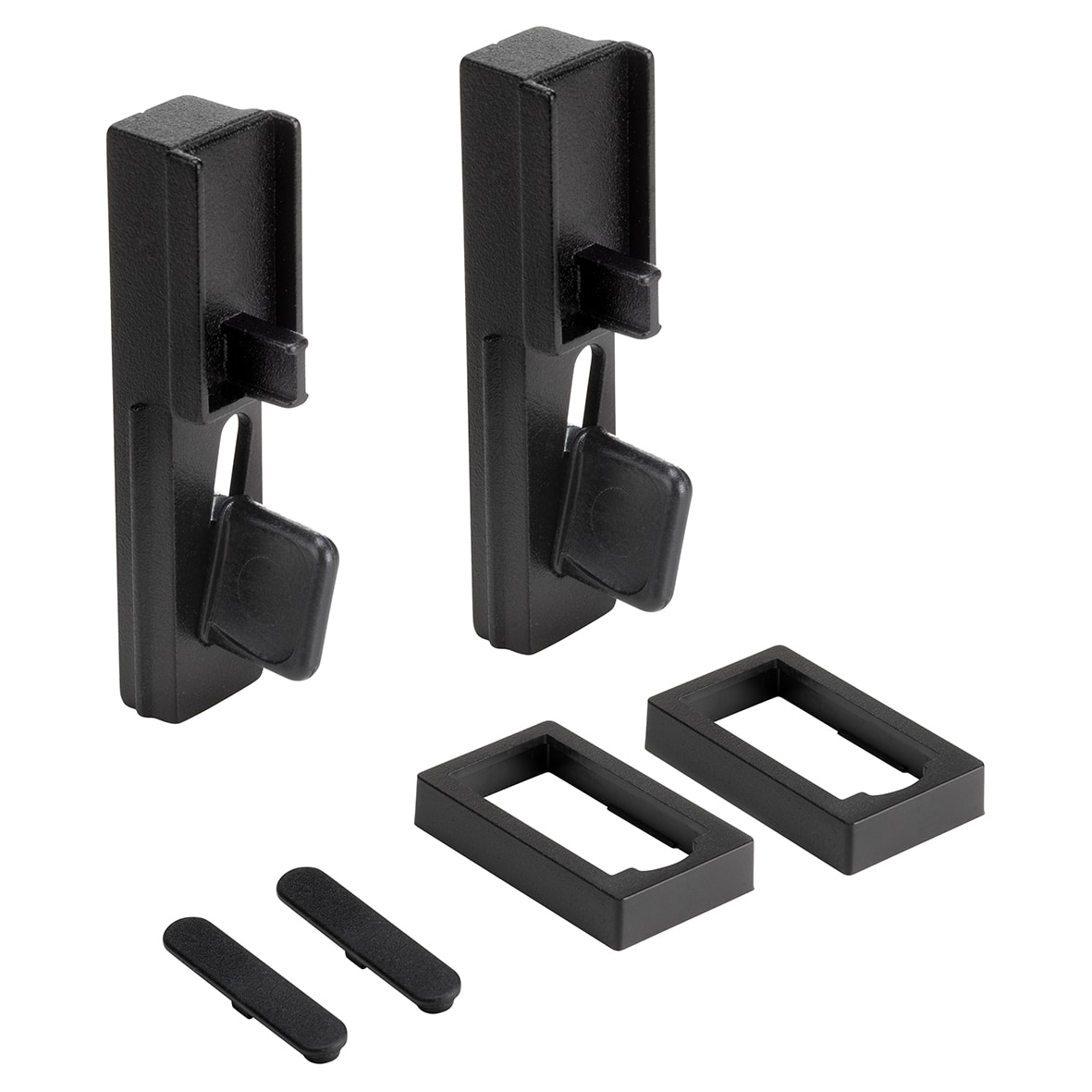 Zero Hanging Rail Bracket - Black - Pair - view 2