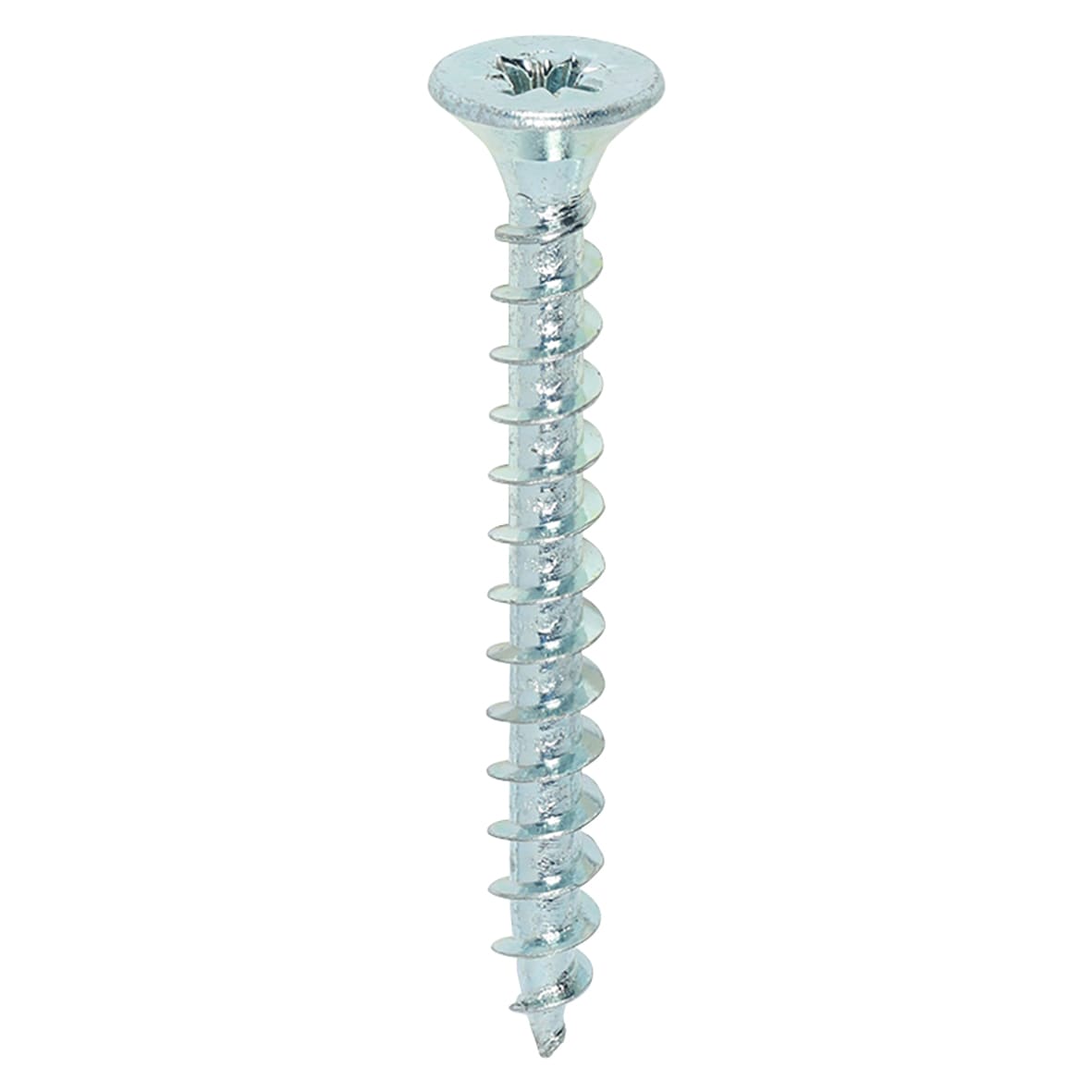 Solo Chippy Pozi Countersunk Wood Screws - 5.0 x 45mm - Zinc Plated - Pack of 200 - view 3