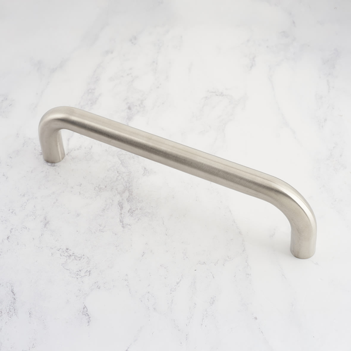 Satin Stainless Steel 19mm D-Bar Door Pull Handle - Bolt Fix - 225mm Centres - view 6