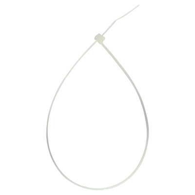 Cable Tie - 4.8 x 295mm - Natural - Pack of 100 - view 3
