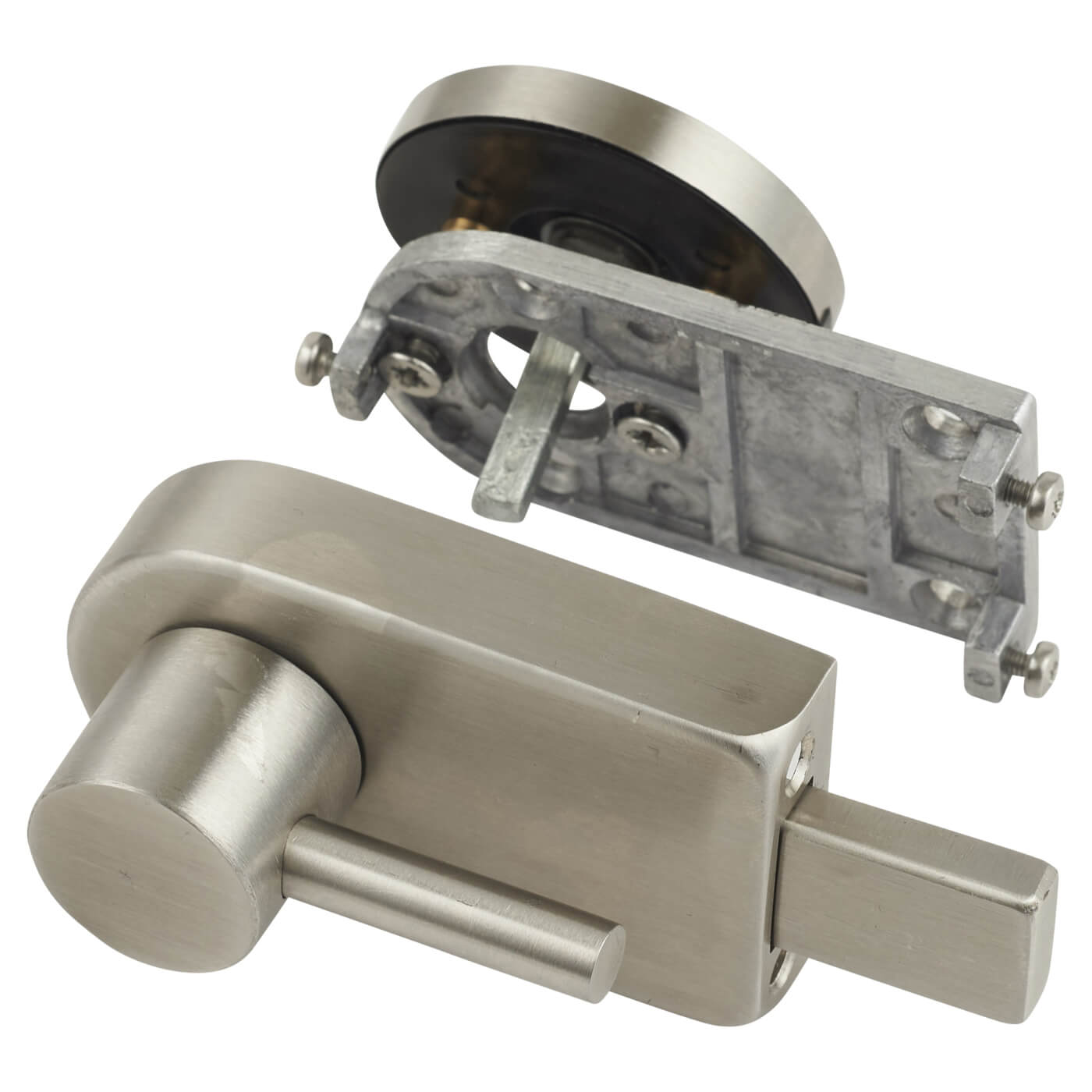 Cubicle Indicator Bolt - 19-20mm Panels - Left Hand - 304 Stainless Steel - view 4