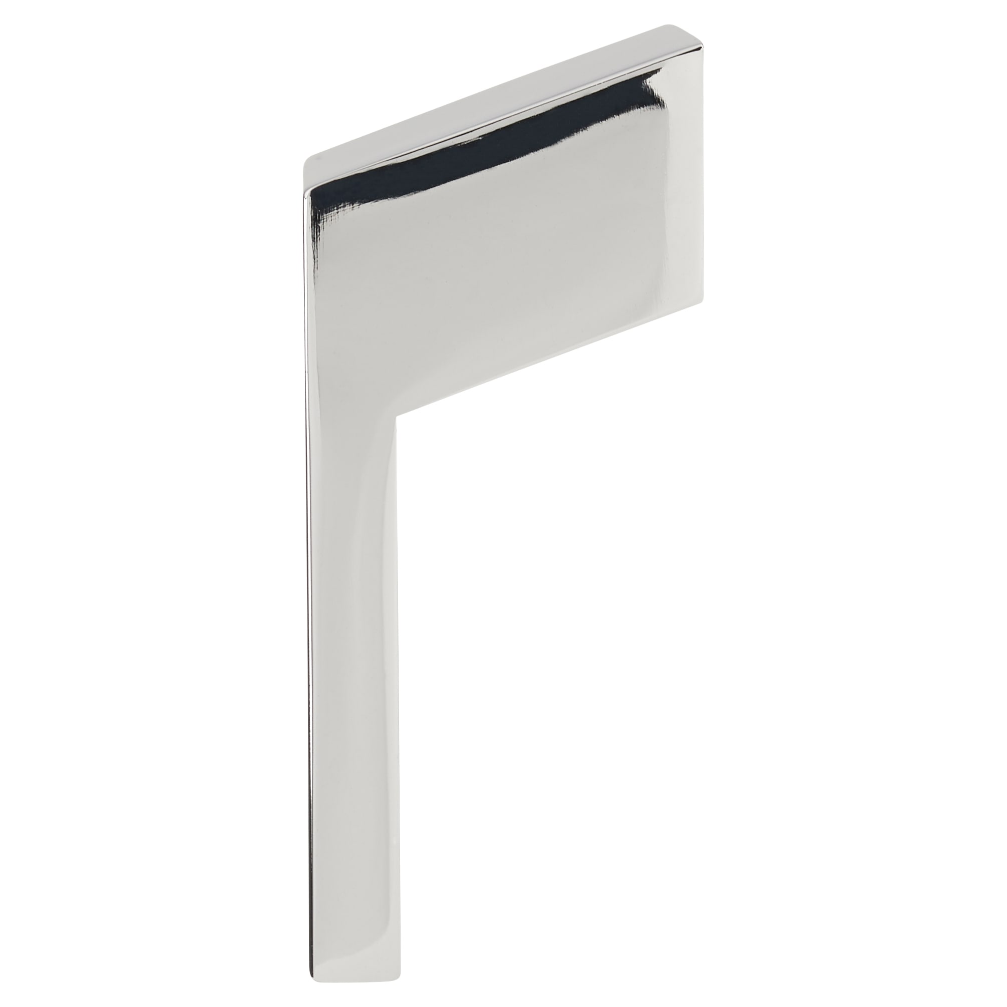 Motif Angled Cabinet Finger Pull Handle - 32mm Centres - Polished Chrome - view 3
