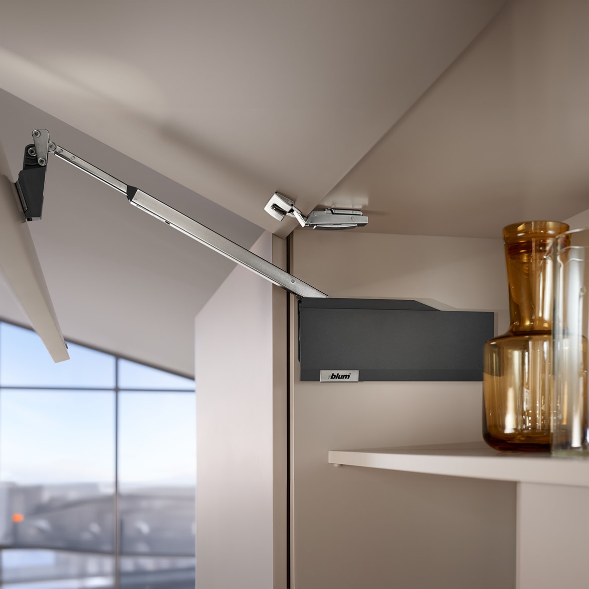 AVENTOS Bi-Fold HF - Cabinet Door Lift Mechanism - Medium Duty (LF) 2700-13500 - Complete Kit - view 2