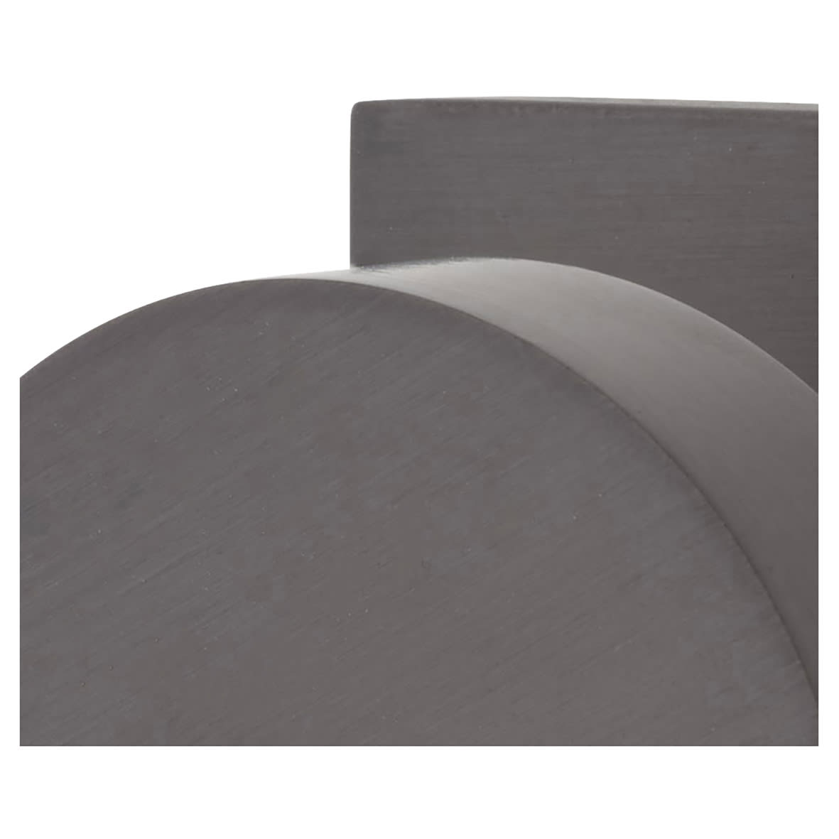 Matt Black Bathroom Lock Door Handles on Rose Pack - Zara Range - view 4