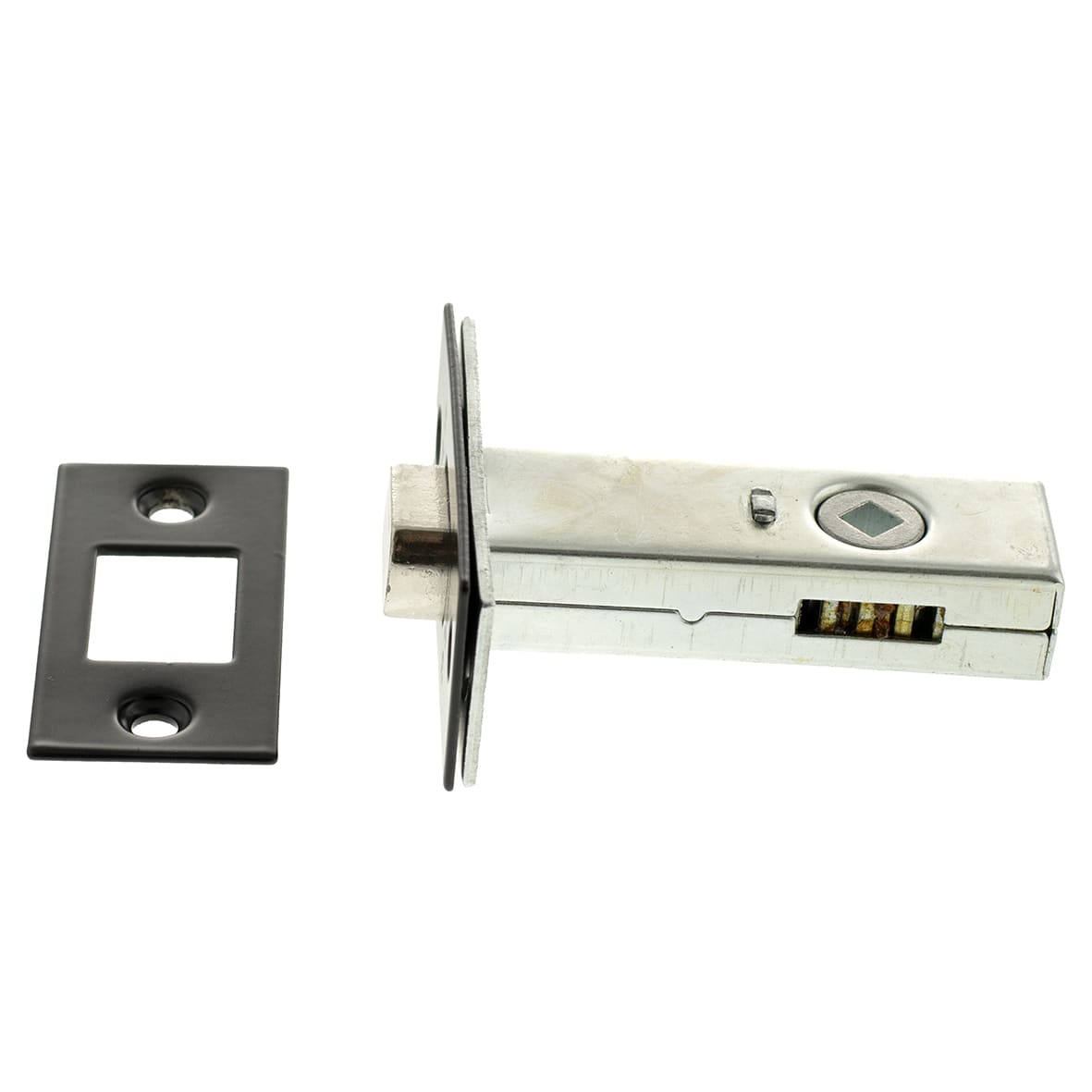 5mm Tubular Bathroom Deadbolt - 63mm Case - 45mm Backset - Square - Matt Black - view 2