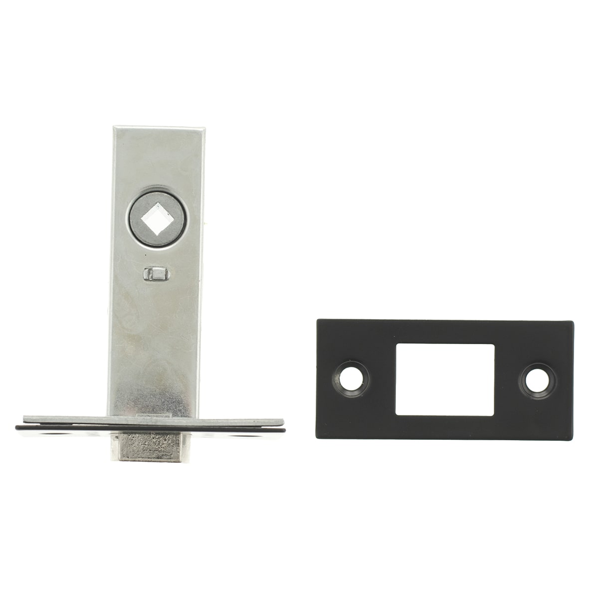 5mm Tubular Bathroom Deadbolt - 63mm Case - 45mm Backset - Square - Matt Black - view 5