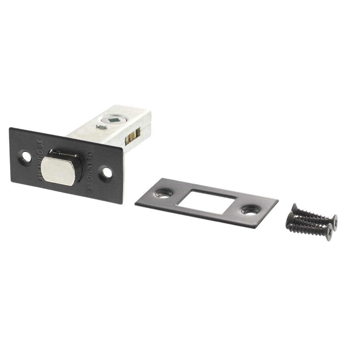 5mm Tubular Bathroom Deadbolt - 63mm Case - 45mm Backset - Square - Matt Black - view 6