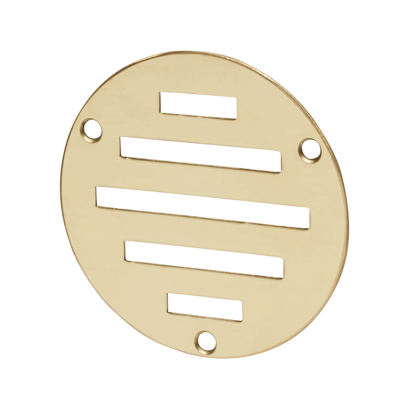 Circular Slotted Vent - 76mm - 900mm² Free Air Flow - Polished Brass - view 2