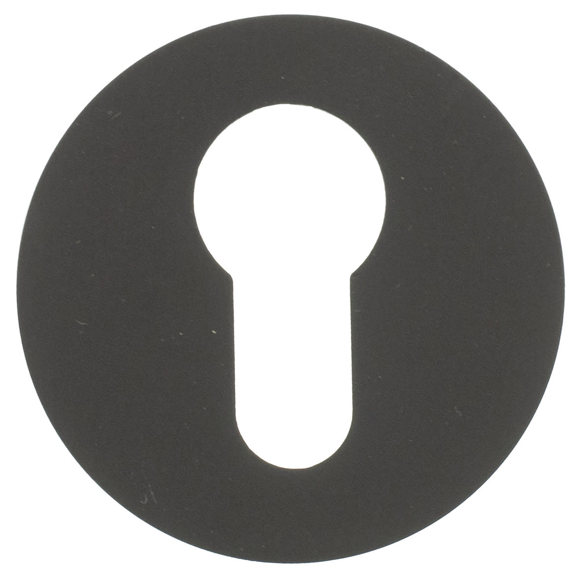 Millhouse Brass Escutcheon - 51mm Diameter - Euro - Urban Dark Bronze - Pair - view 5